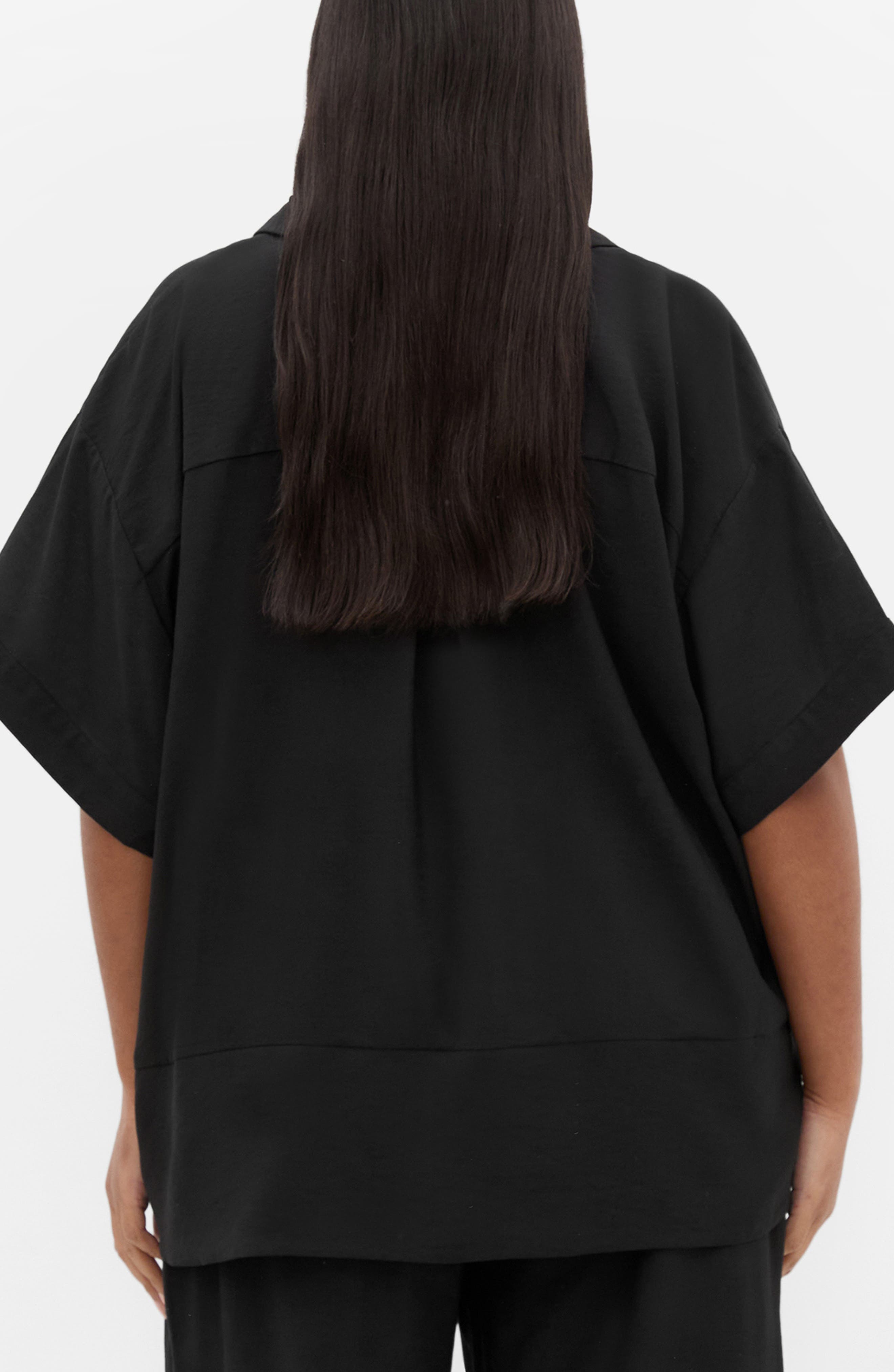 Kalea Tie Front Button-Up Shirt - image 2