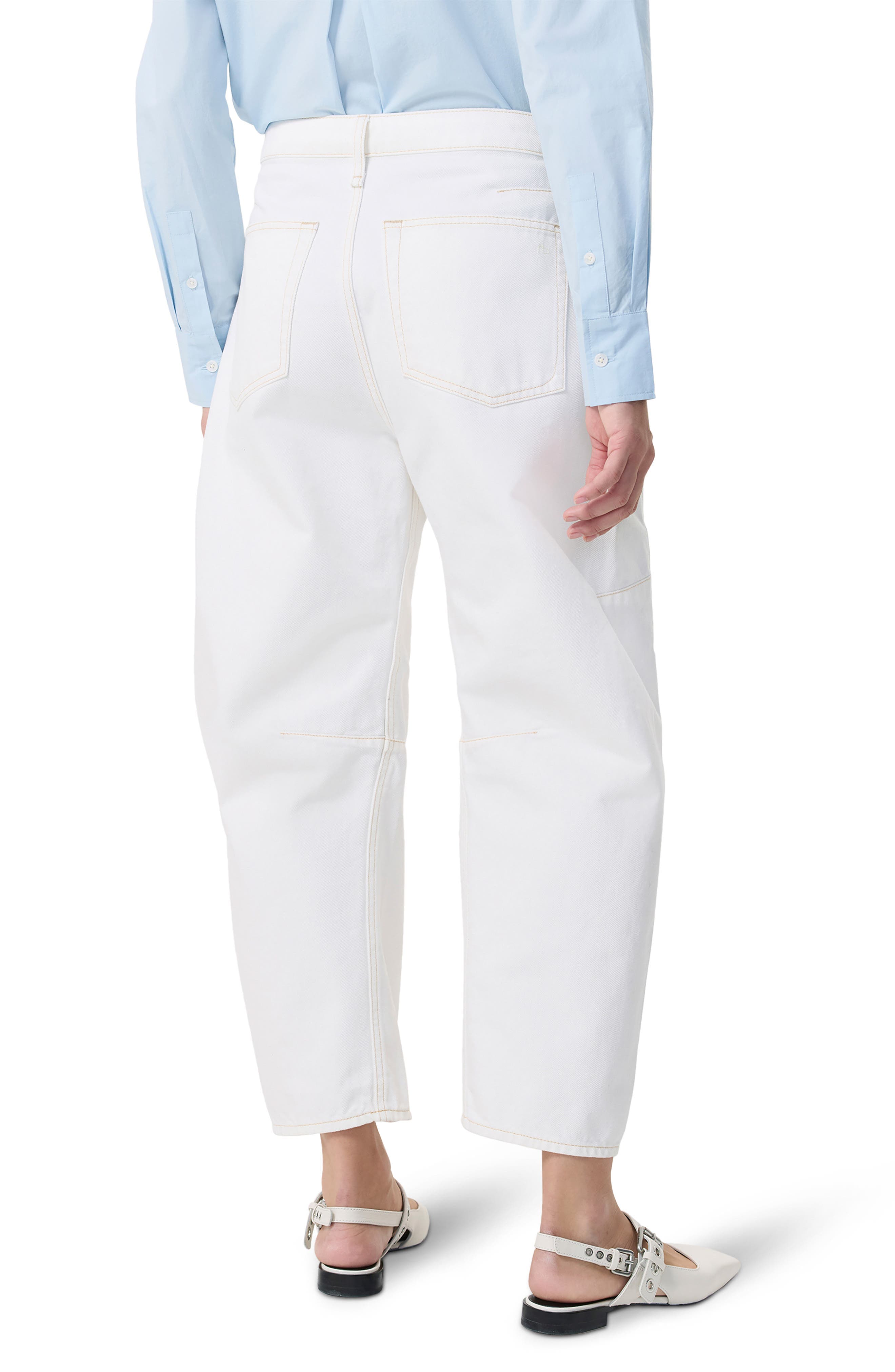 Charlie High Waist Barrel Leg Ankle Jeans - image 2