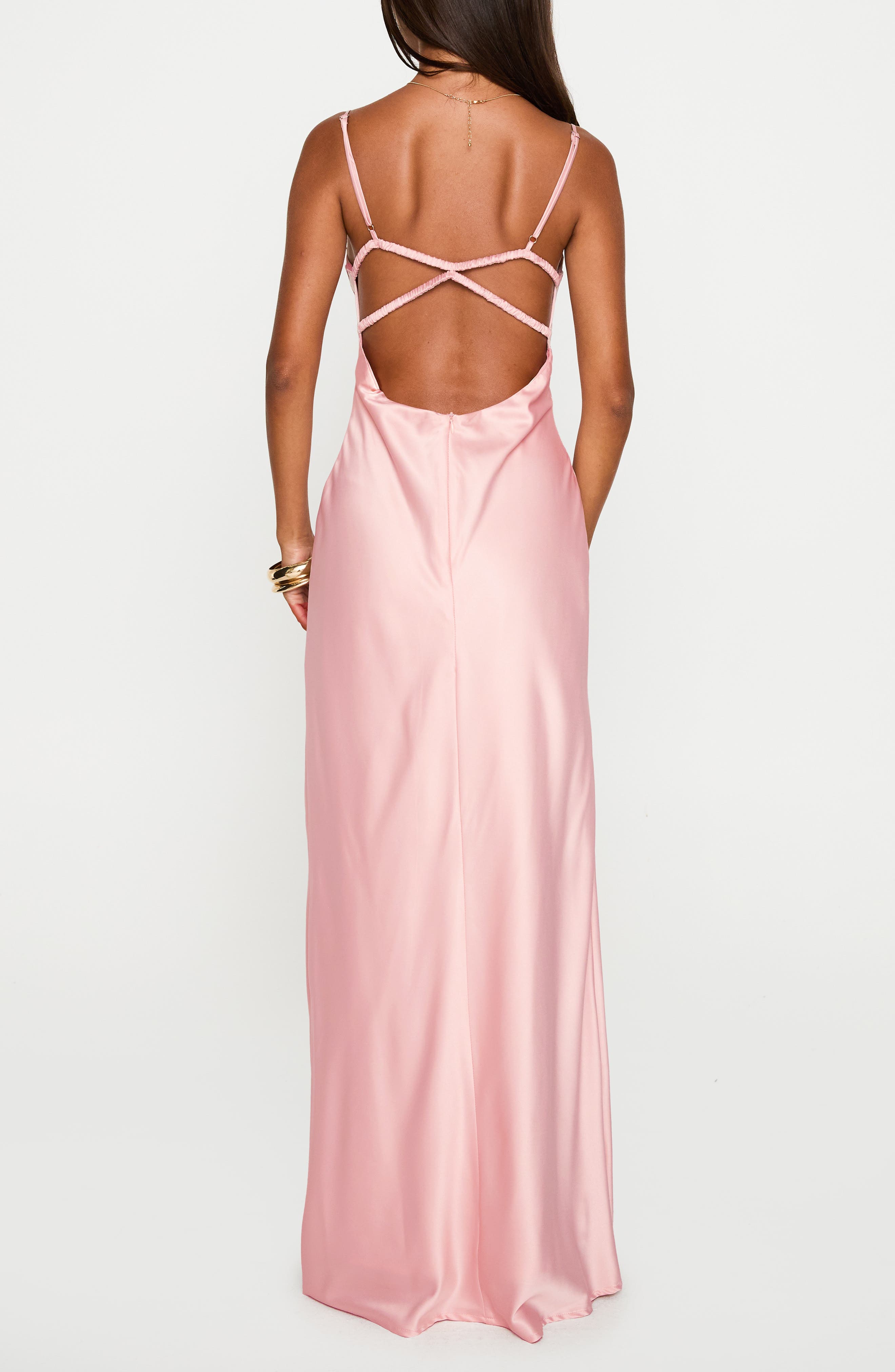 Ravia Satin Maxi Slipdress - image 2