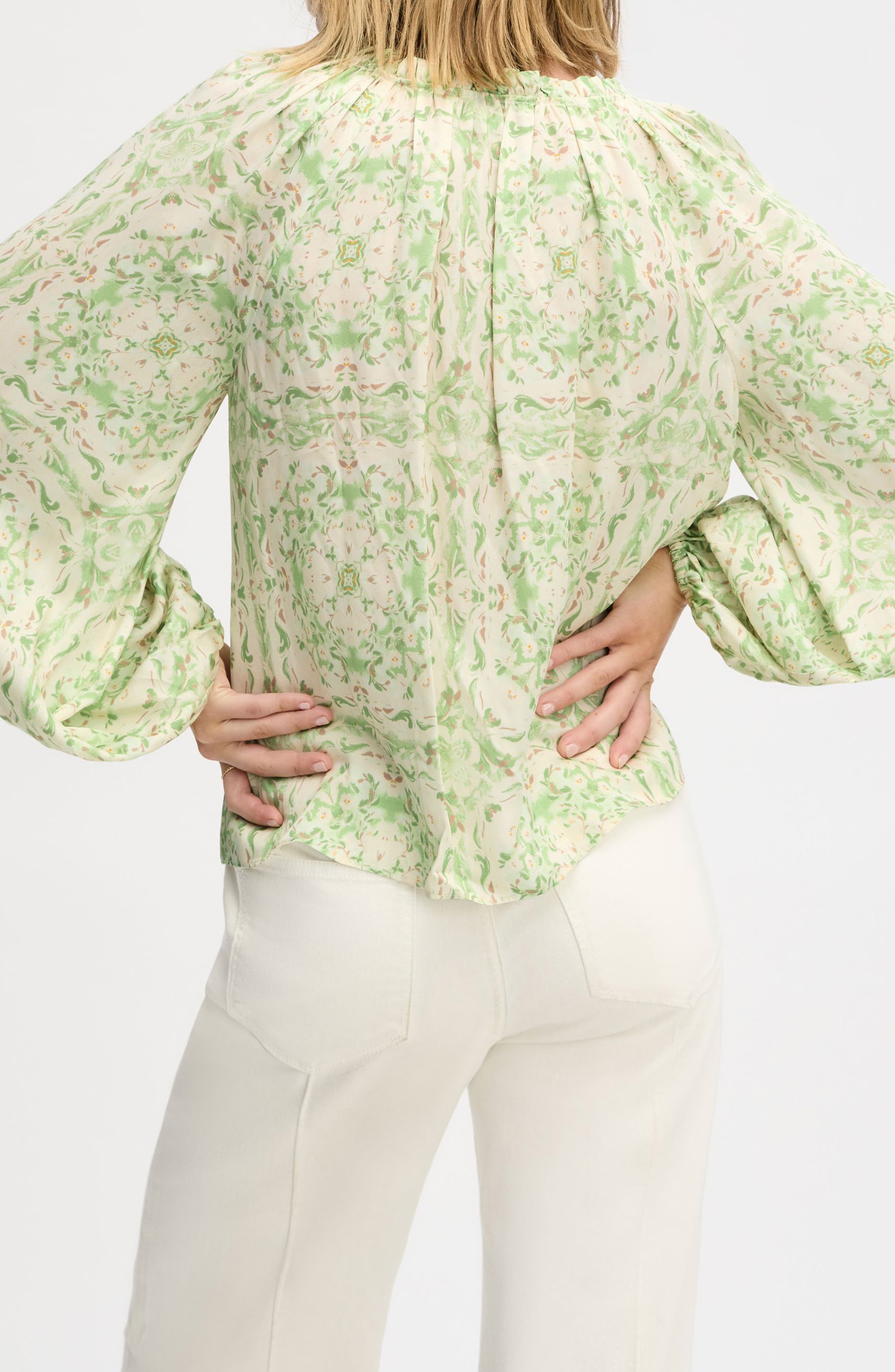 Gathered Boho Woven Shirt - image 2