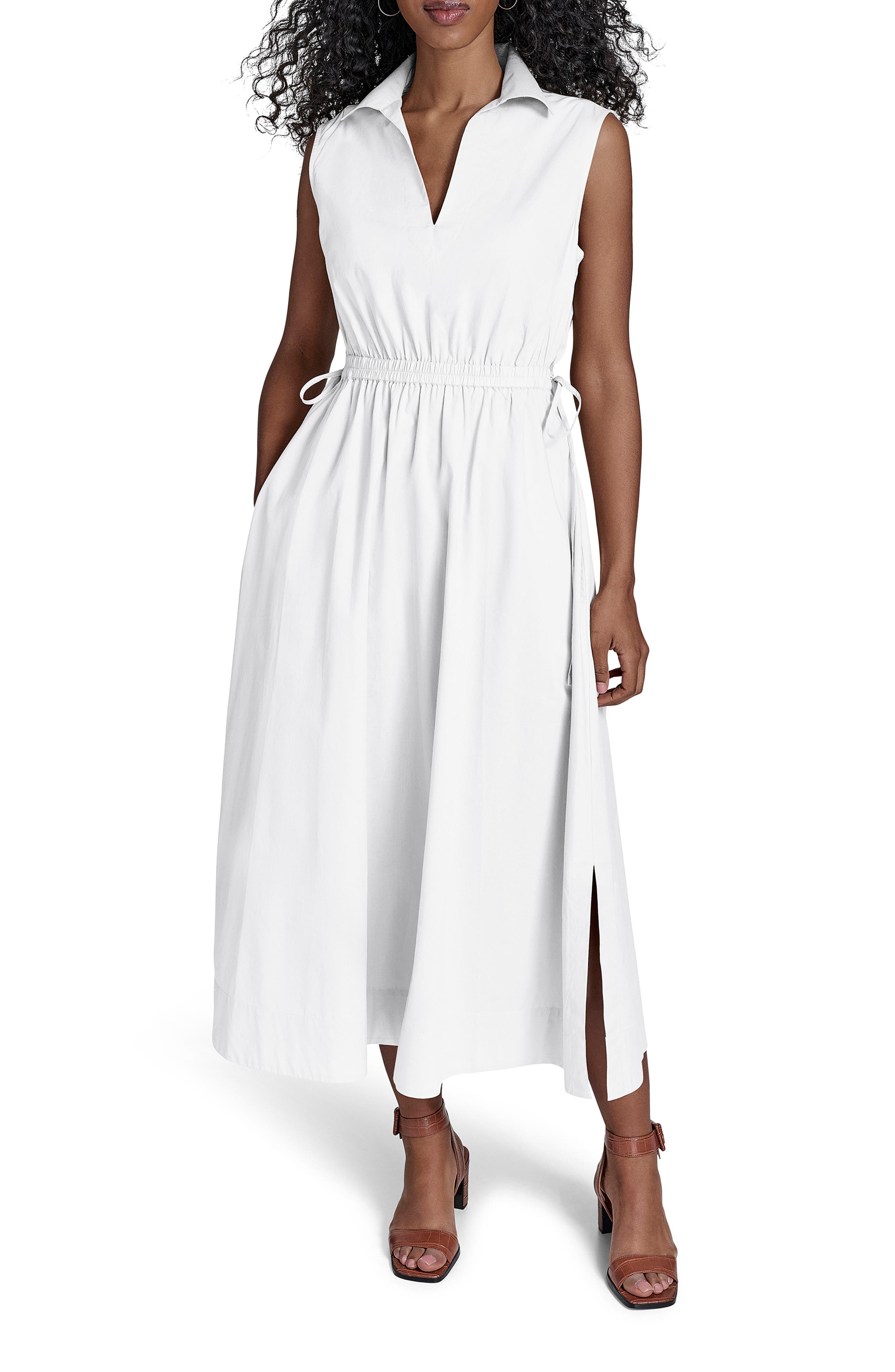 Cutout Cotton Maxi Dress - image 3