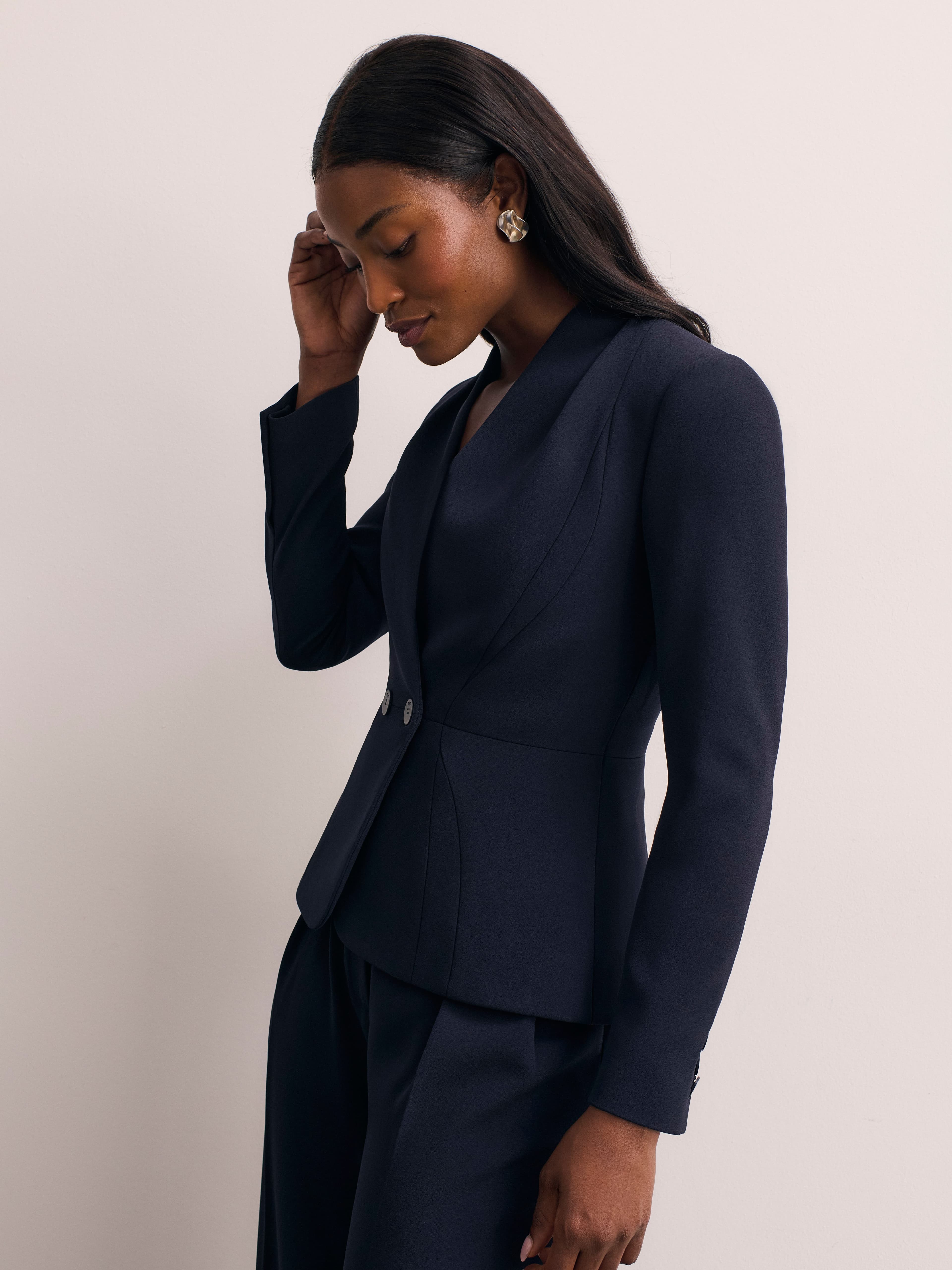 Arno Clever Crepe Blazer - image 2