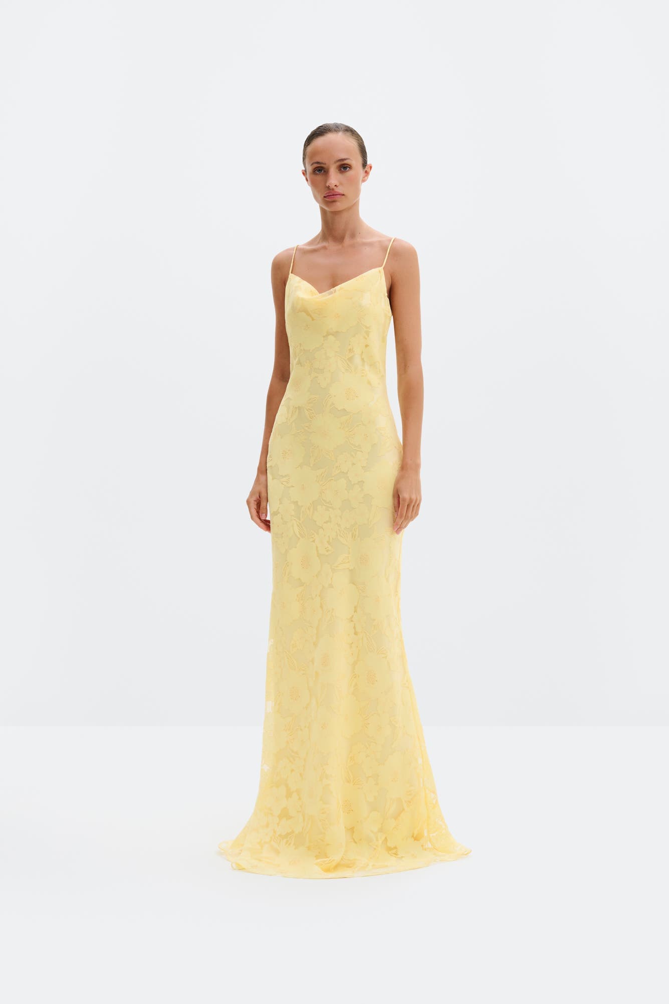 Sorelle Lace Slip Maxi Dress - image 1