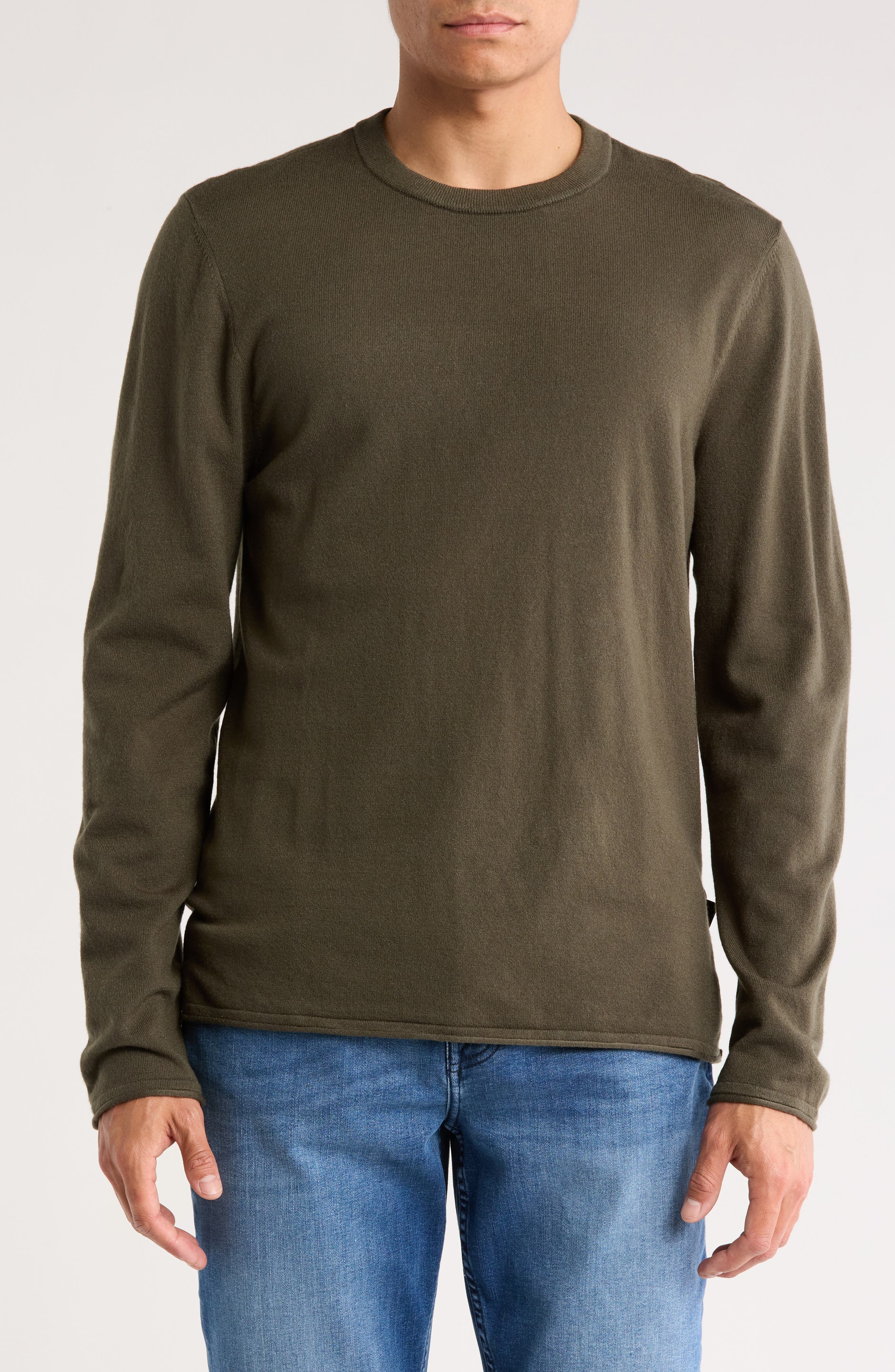 Crew Neck Long Sleeve Sweater - image 1