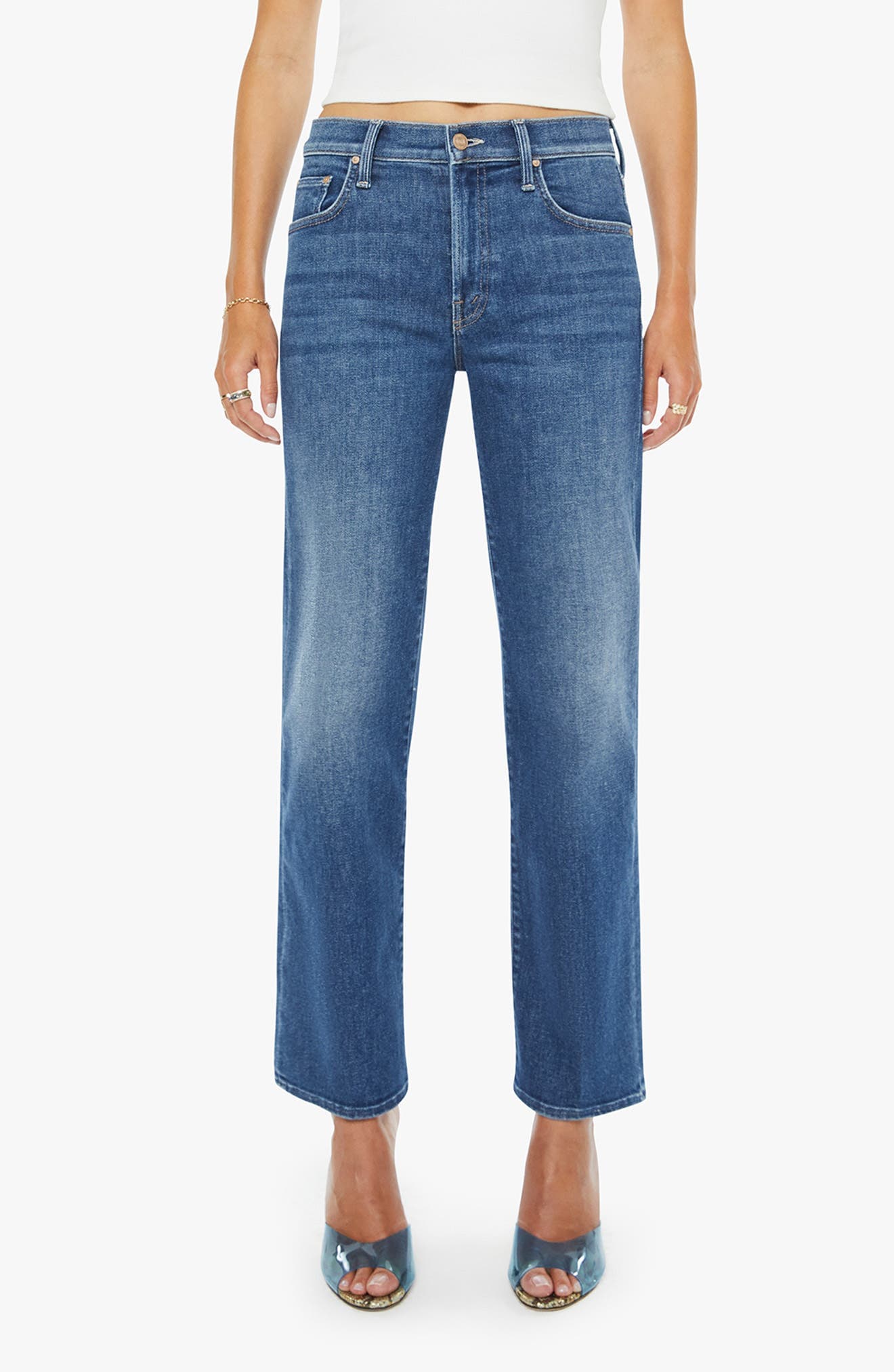 The Rambler High Waist Ankle Jeans - image 1