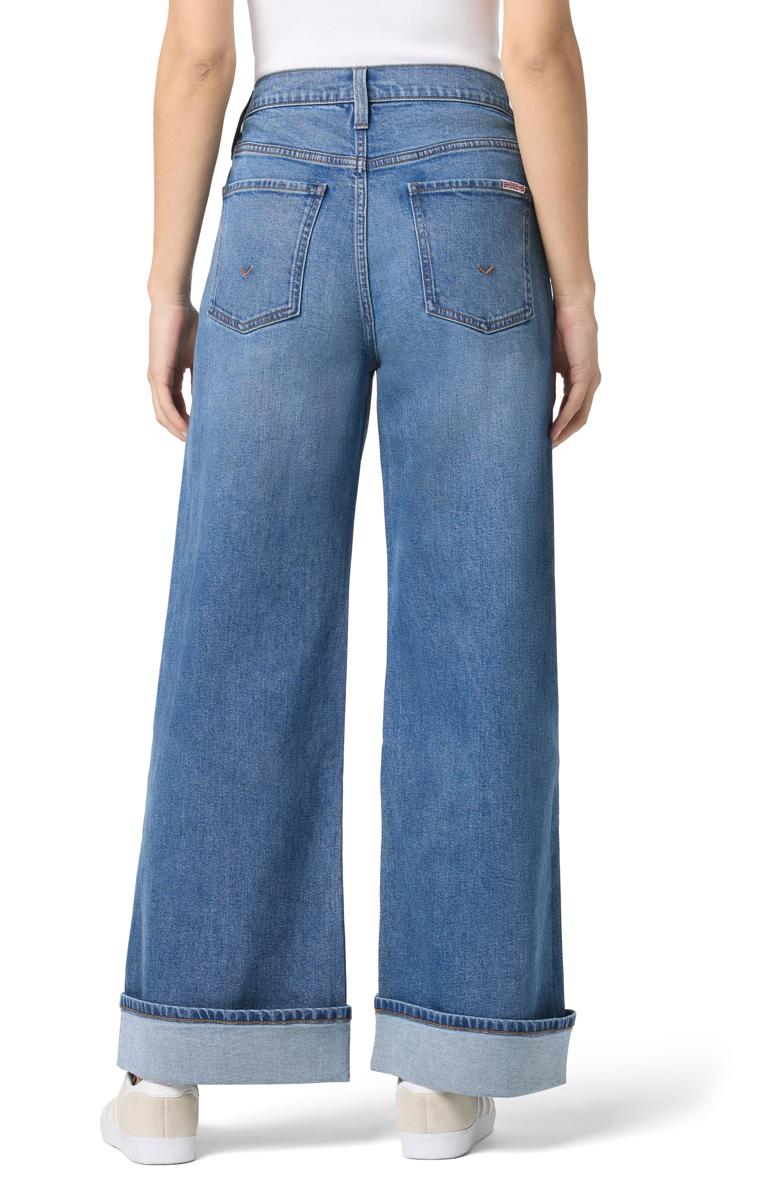 Jolene Wide Leg Cuff Jeans - image 2