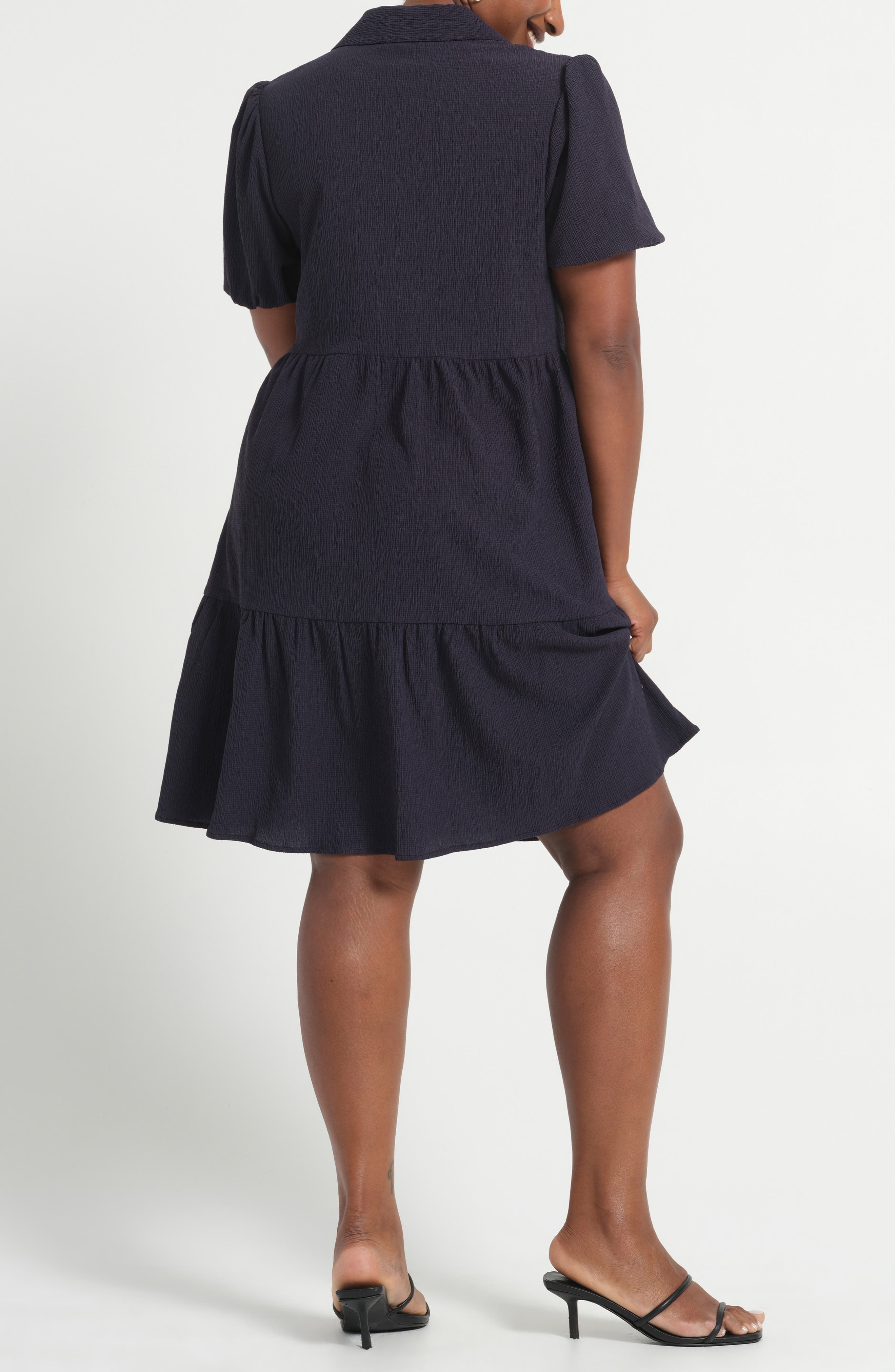Abbigail Short Sleeve Tiered Dress - image 4