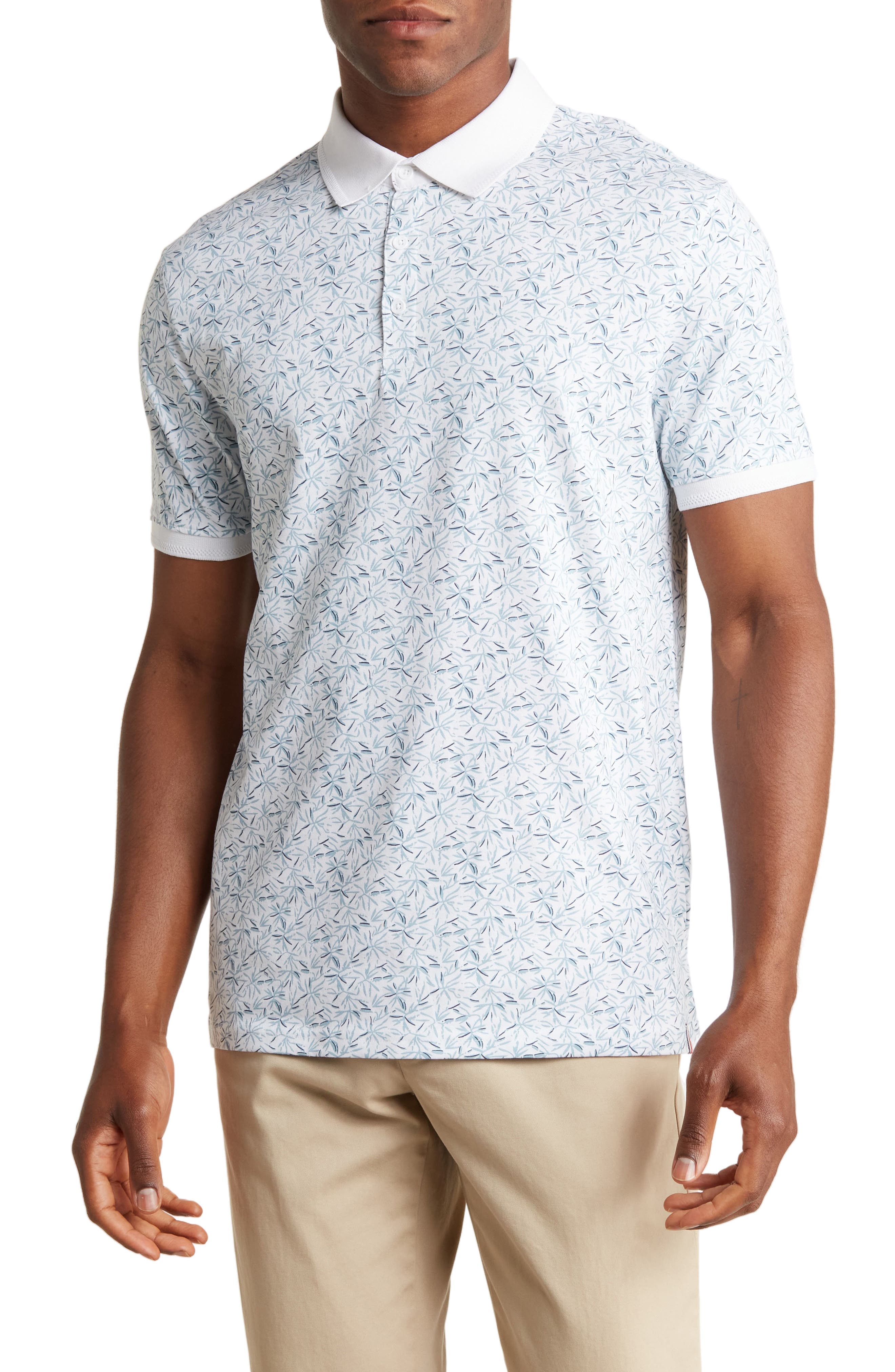 Contrast Knit Polo - image 1