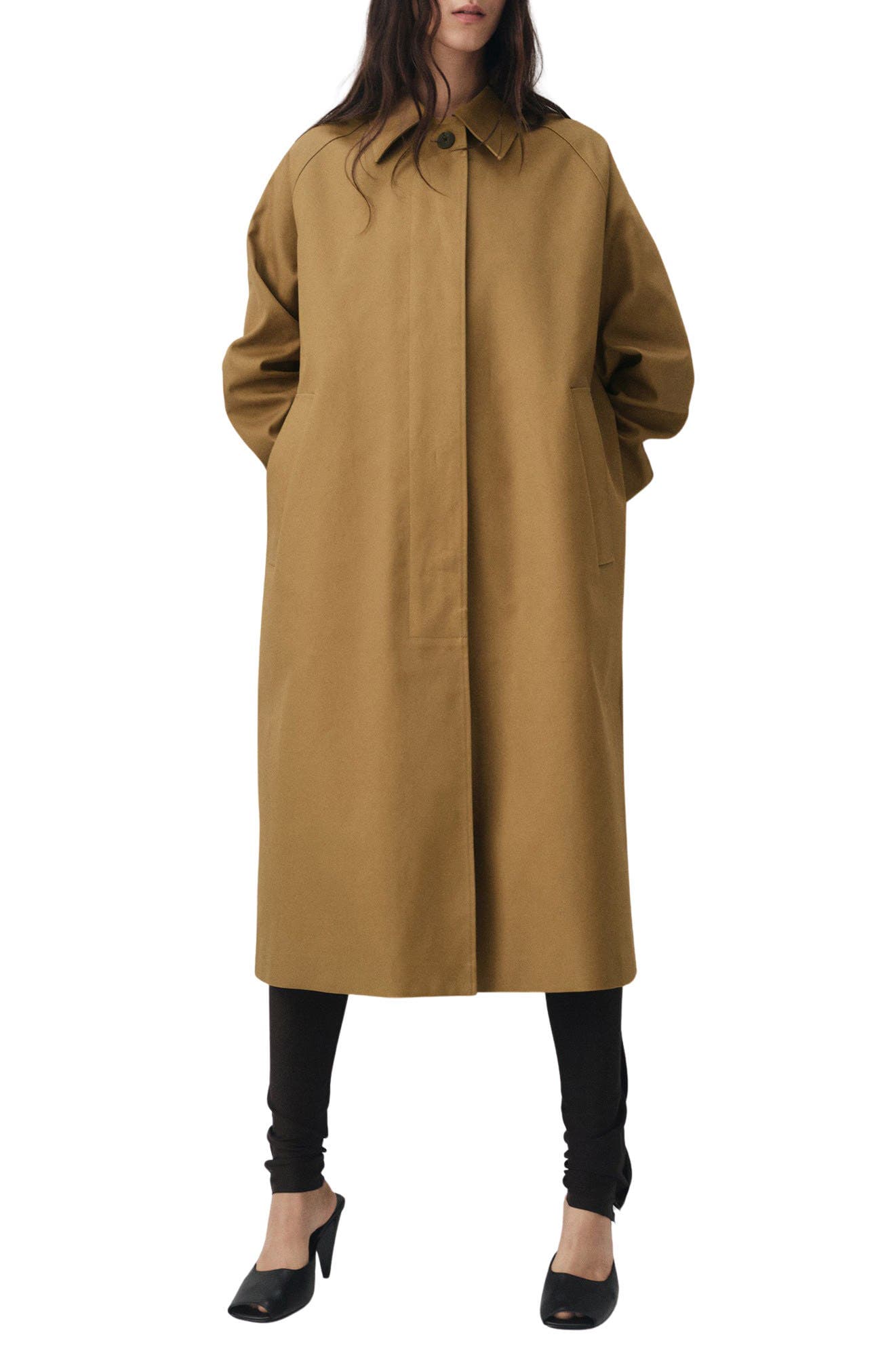 Selection Longline Cotton Trench Coat - image 1