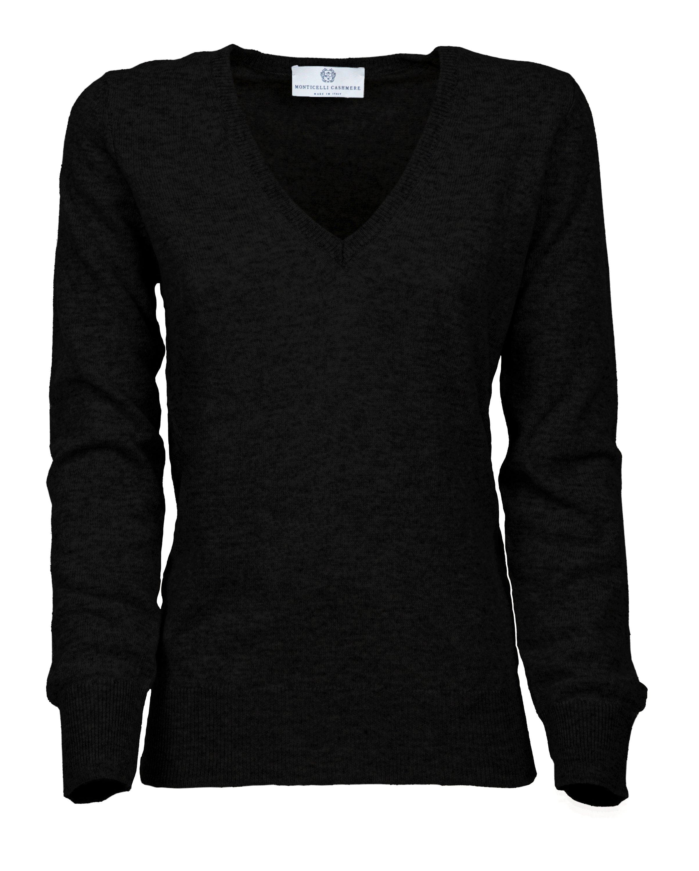 Pure Cashmere Essential V-Neck Sweater - image 1