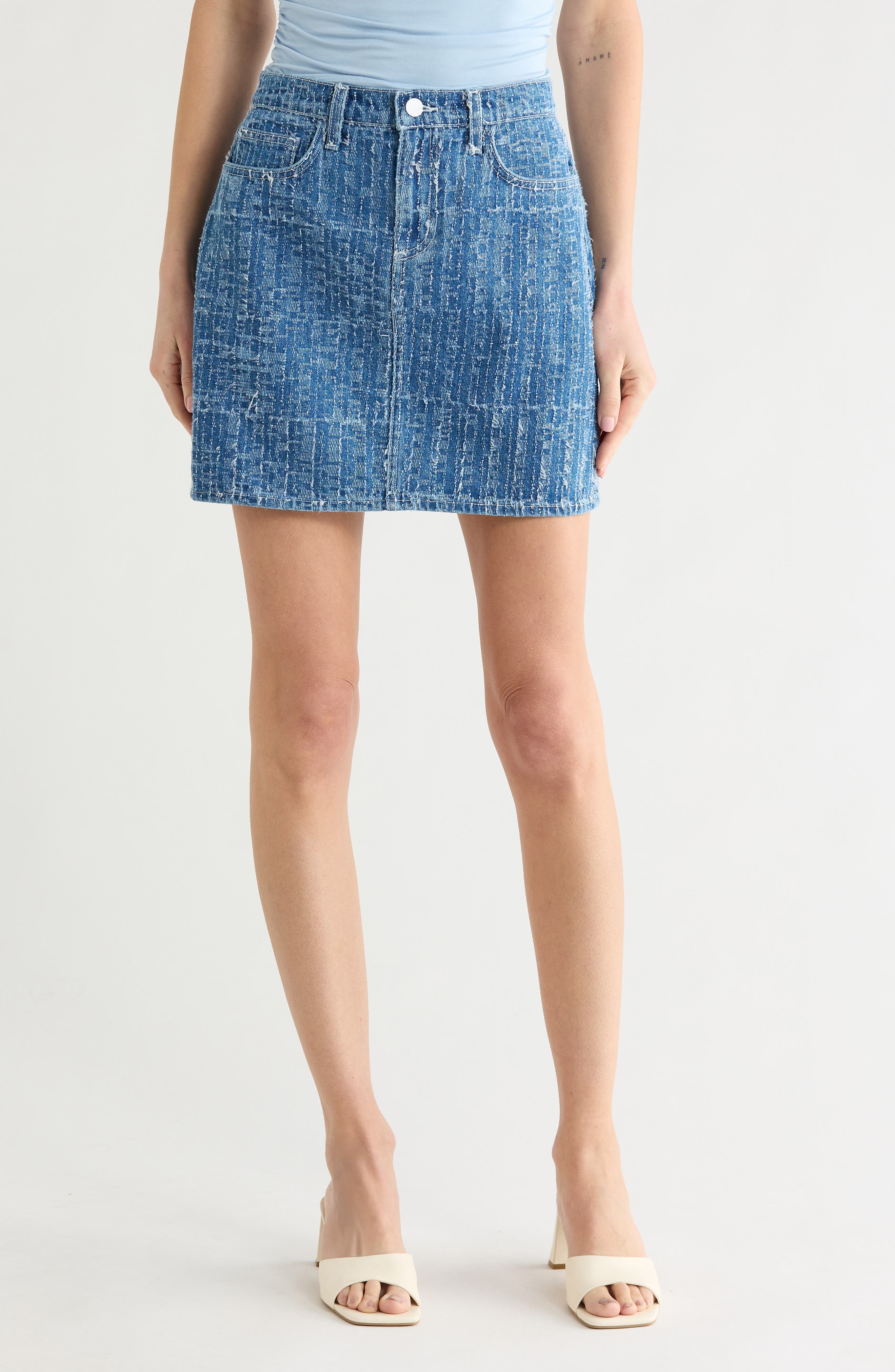 Jolene Denim Miniskirt - image 1