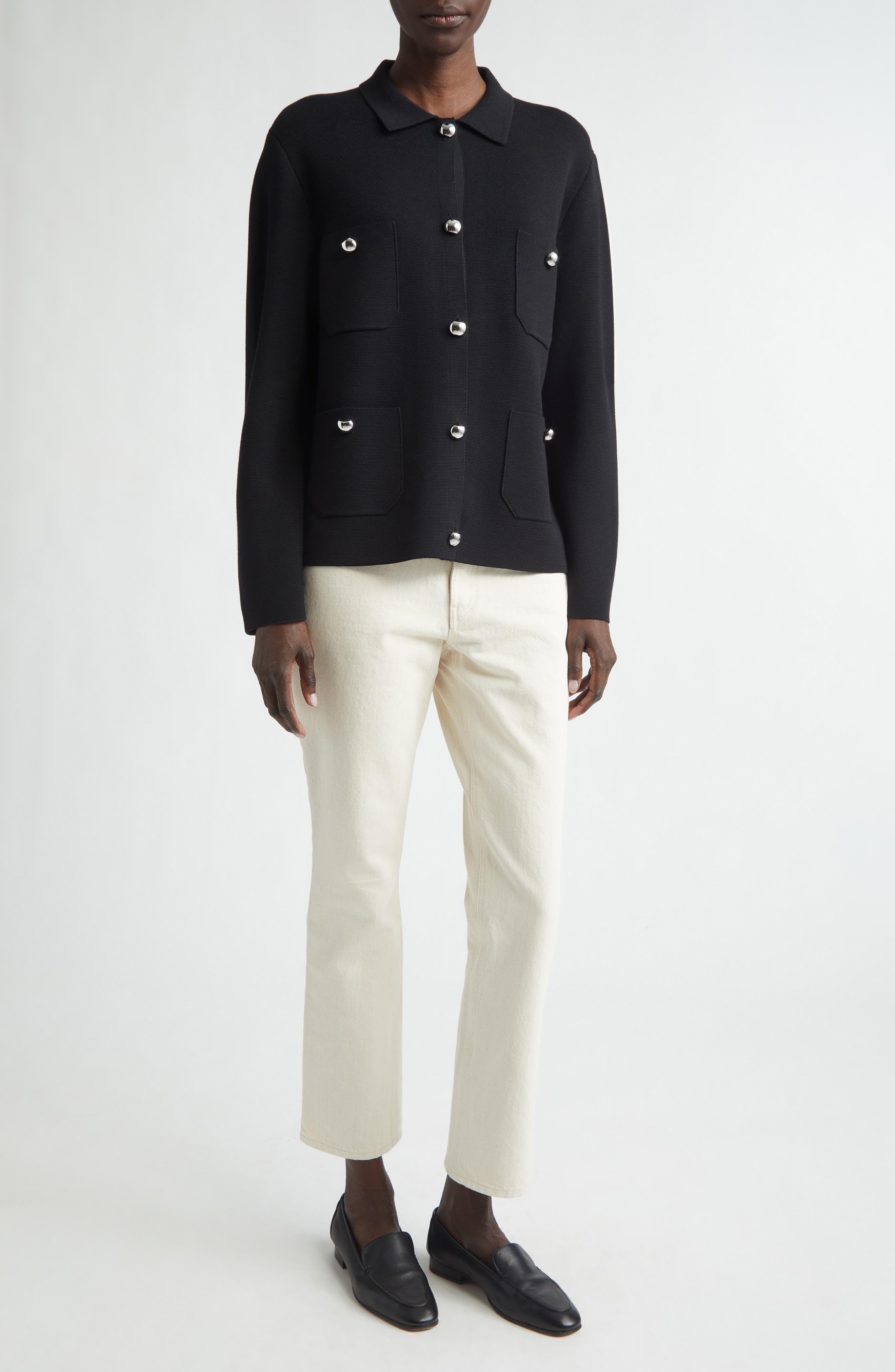 Matte Crepe Shirt Jacket - image 2