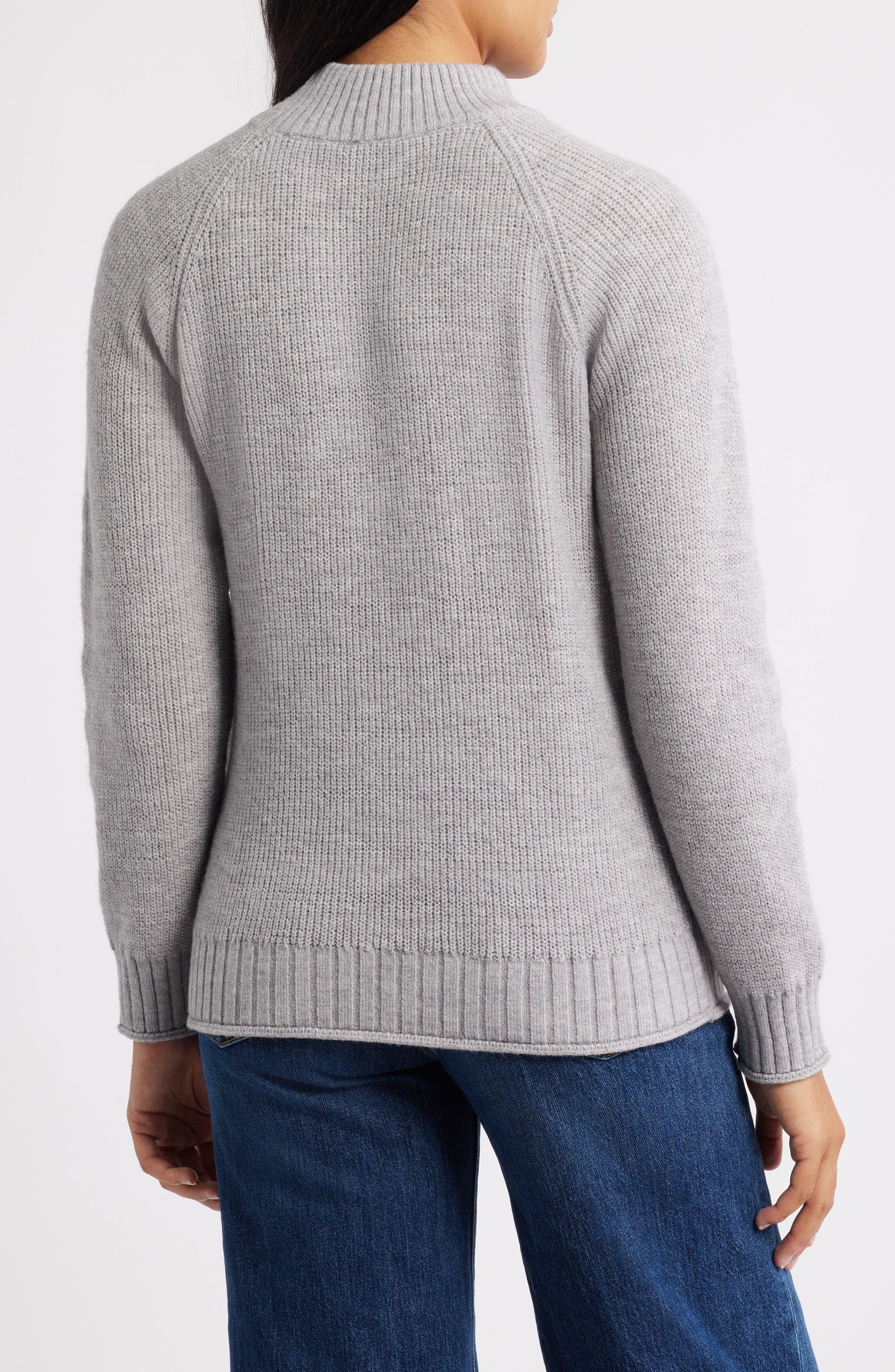 Soutache Mock Neck Sweater - image 4