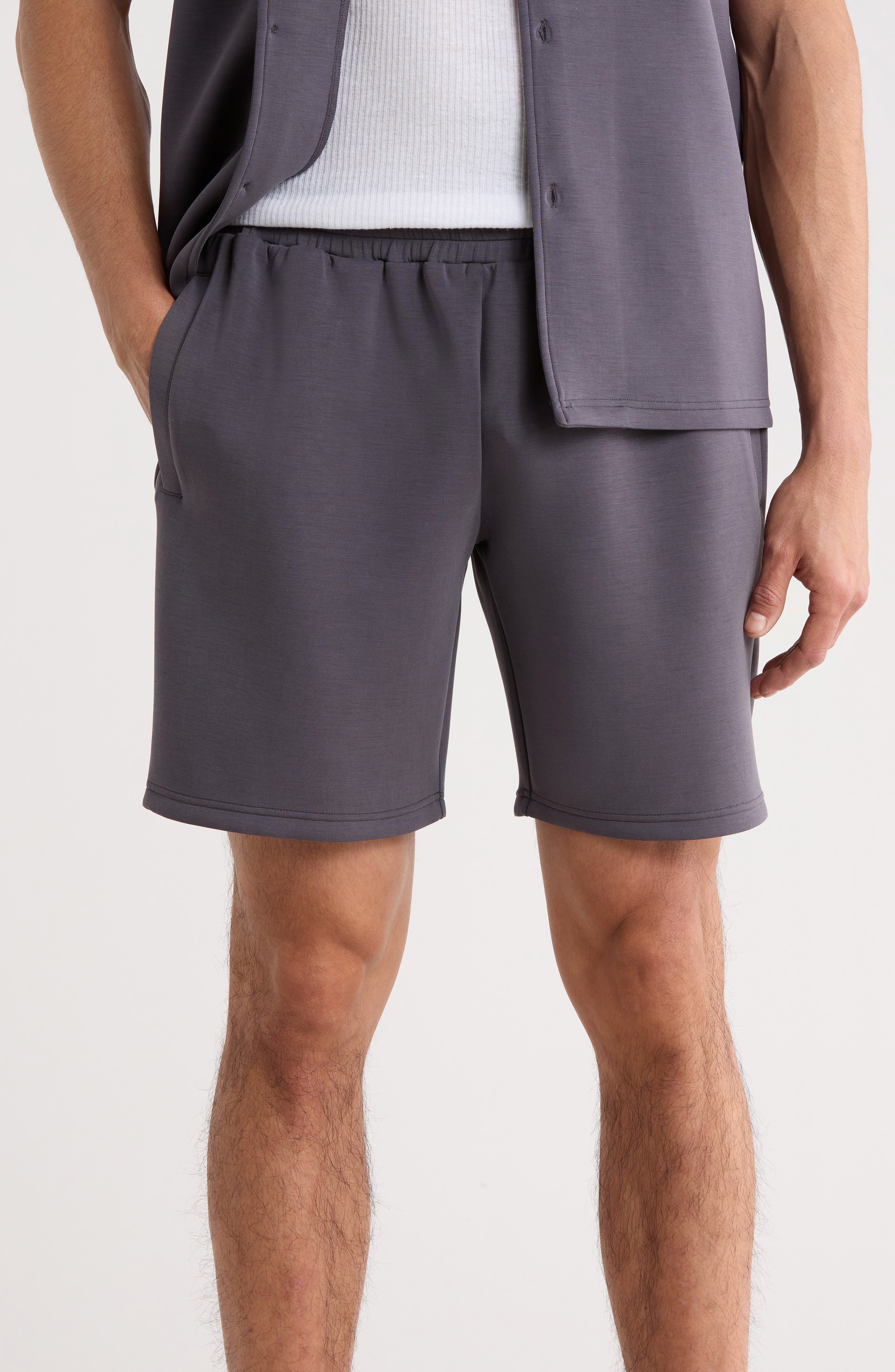 Suede Scuba Shorts - image 1