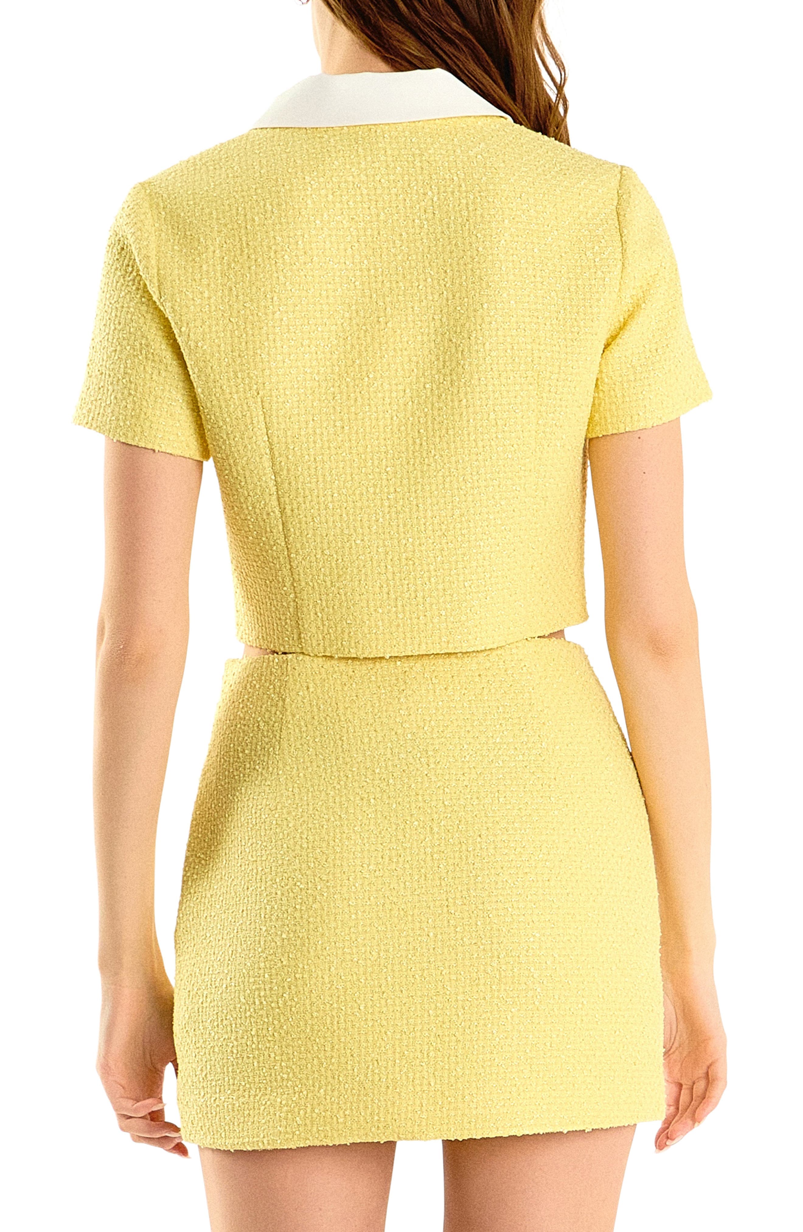 Crop Tweed Jacket - image 2