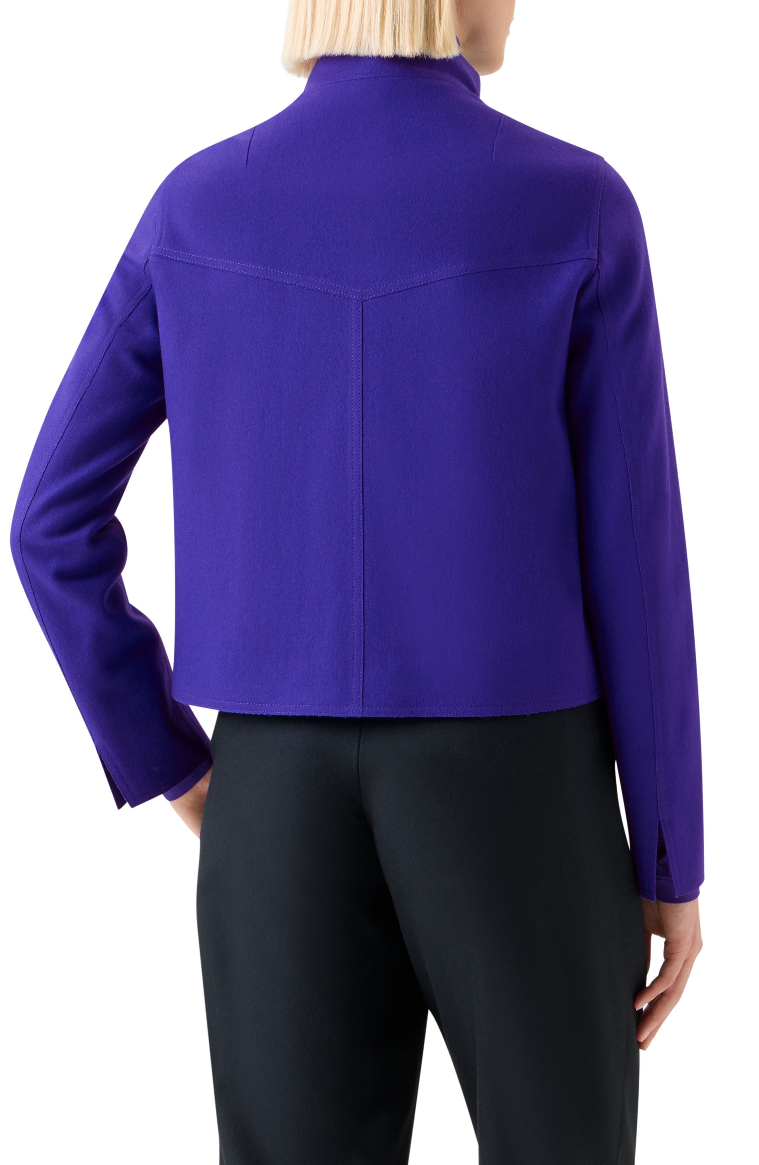 Wool Blend Felt Jacket - image 2
