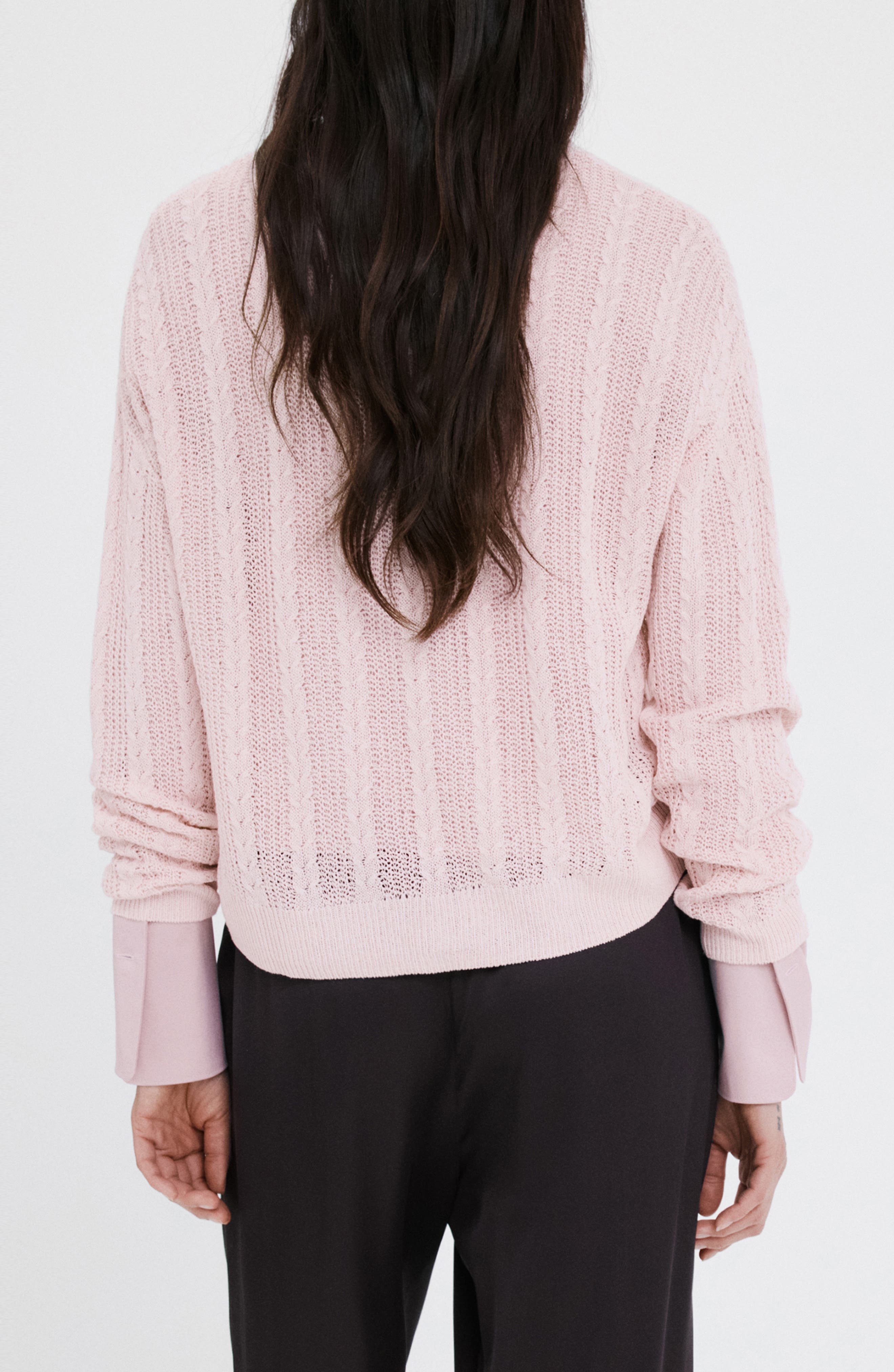 Lace Pattern Sweater - image 2