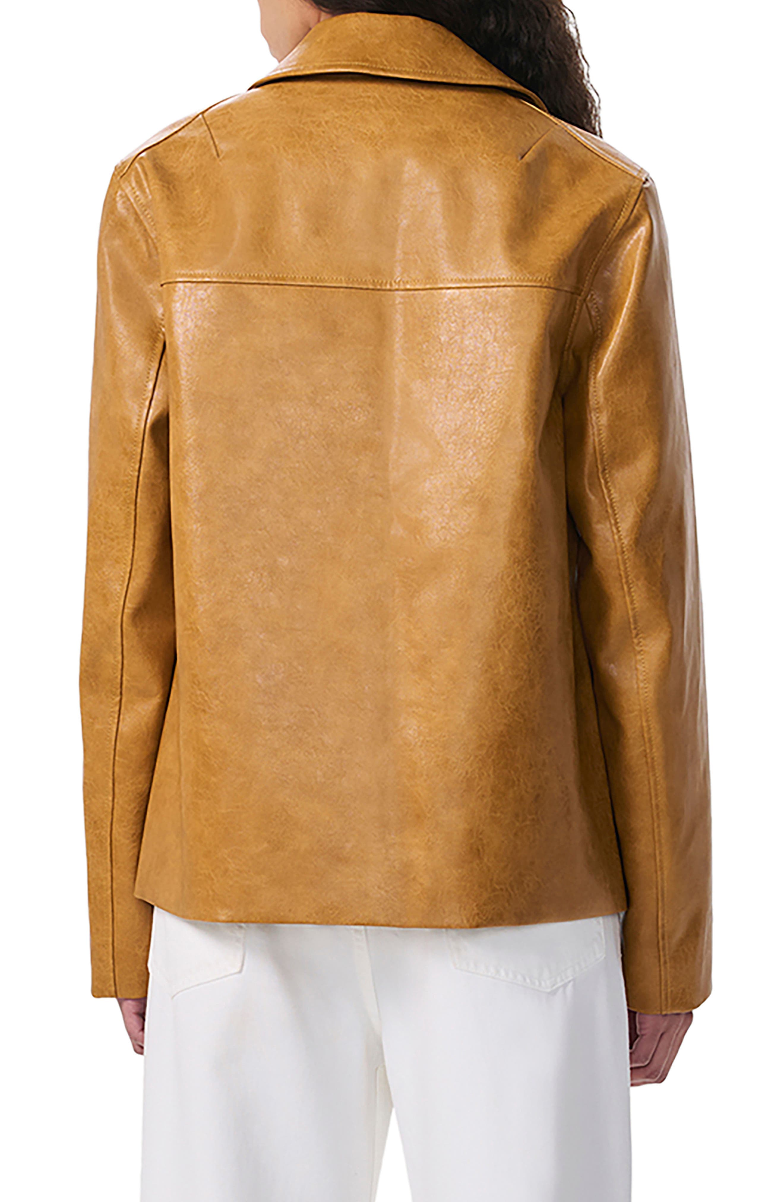 Jordie Faux Leather Jacket - image 2