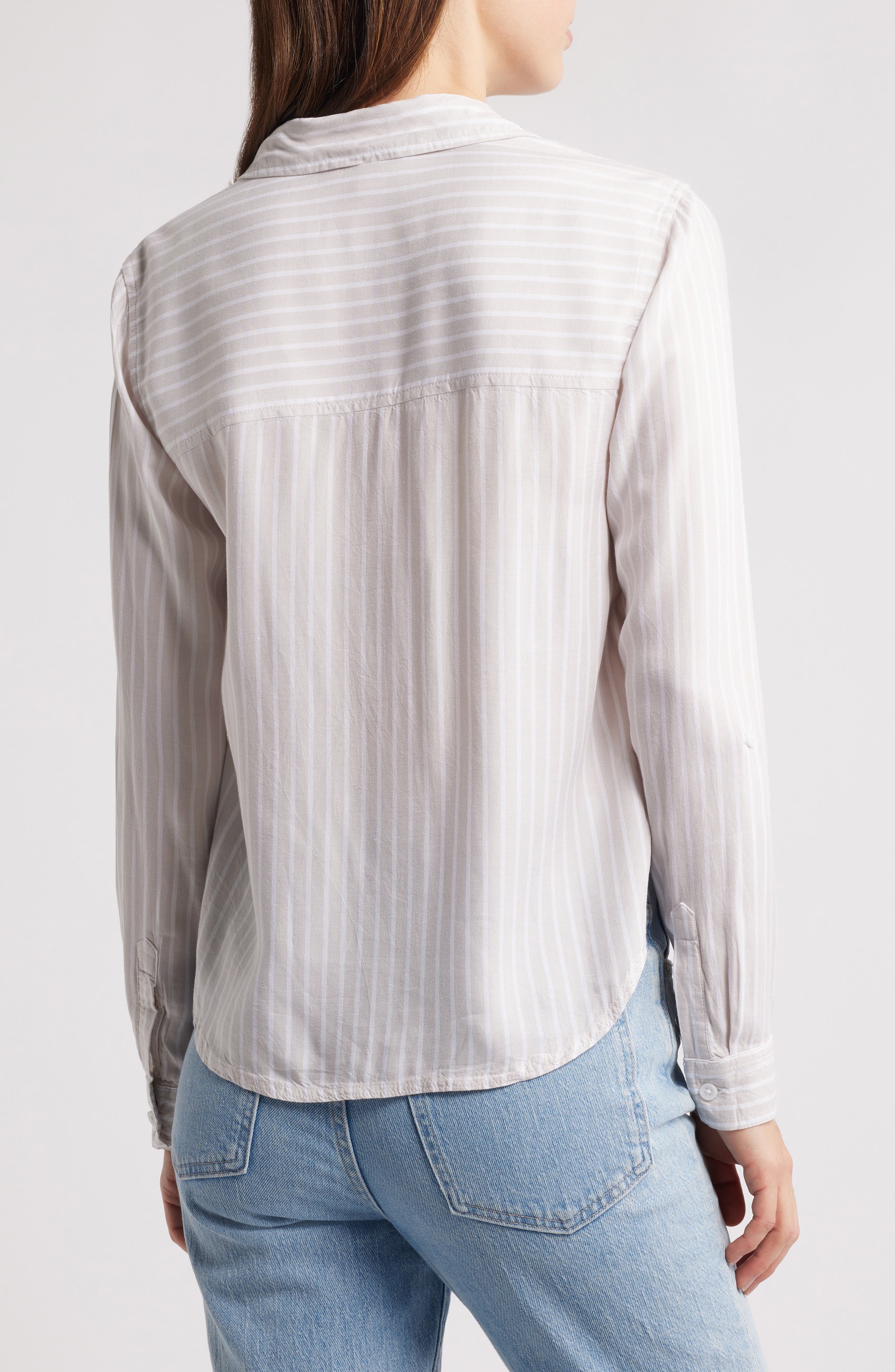 Fallon Crop Button-Up Shirt - image 2