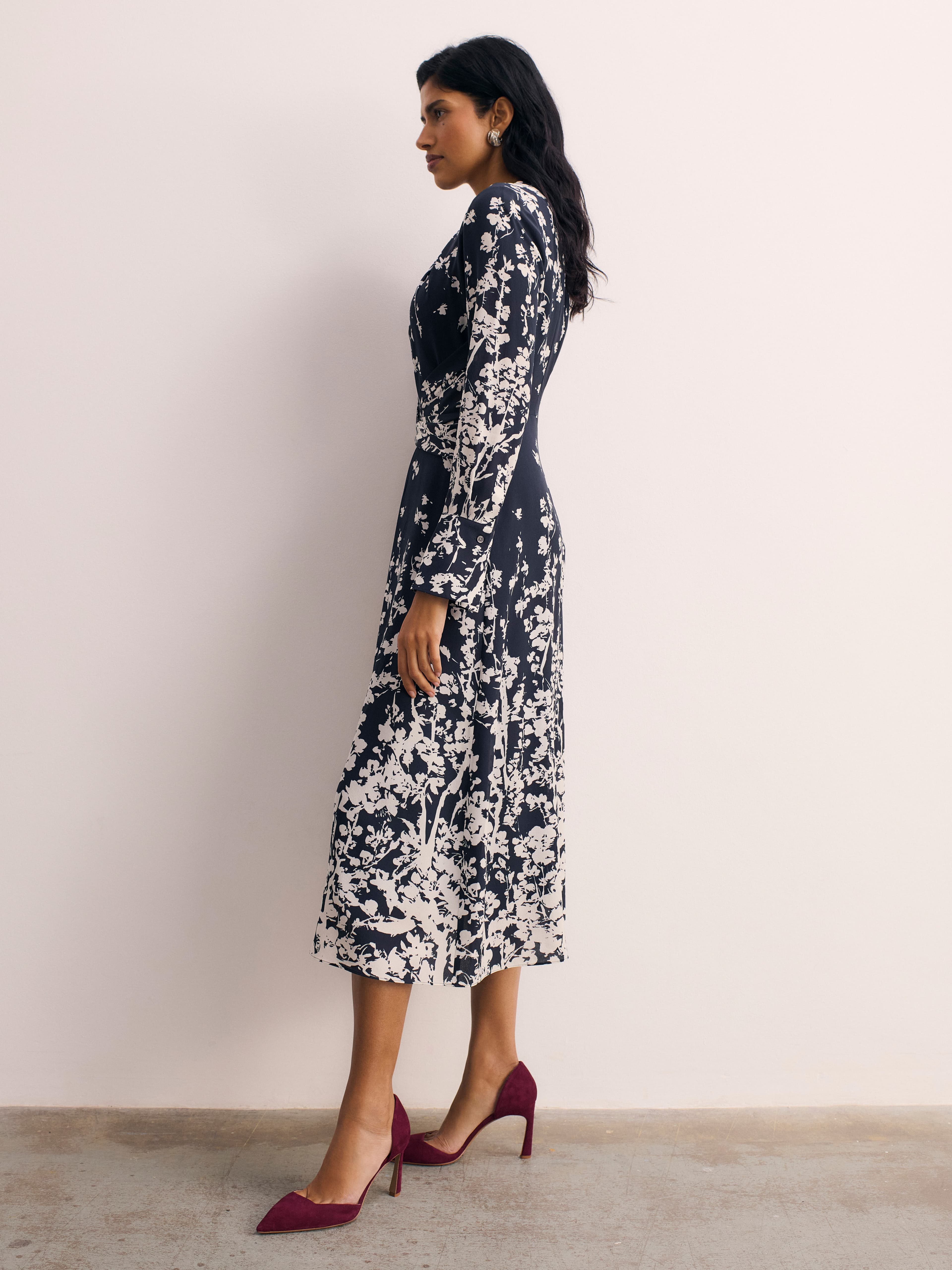 Rosaire Floral Print Dress - image 2