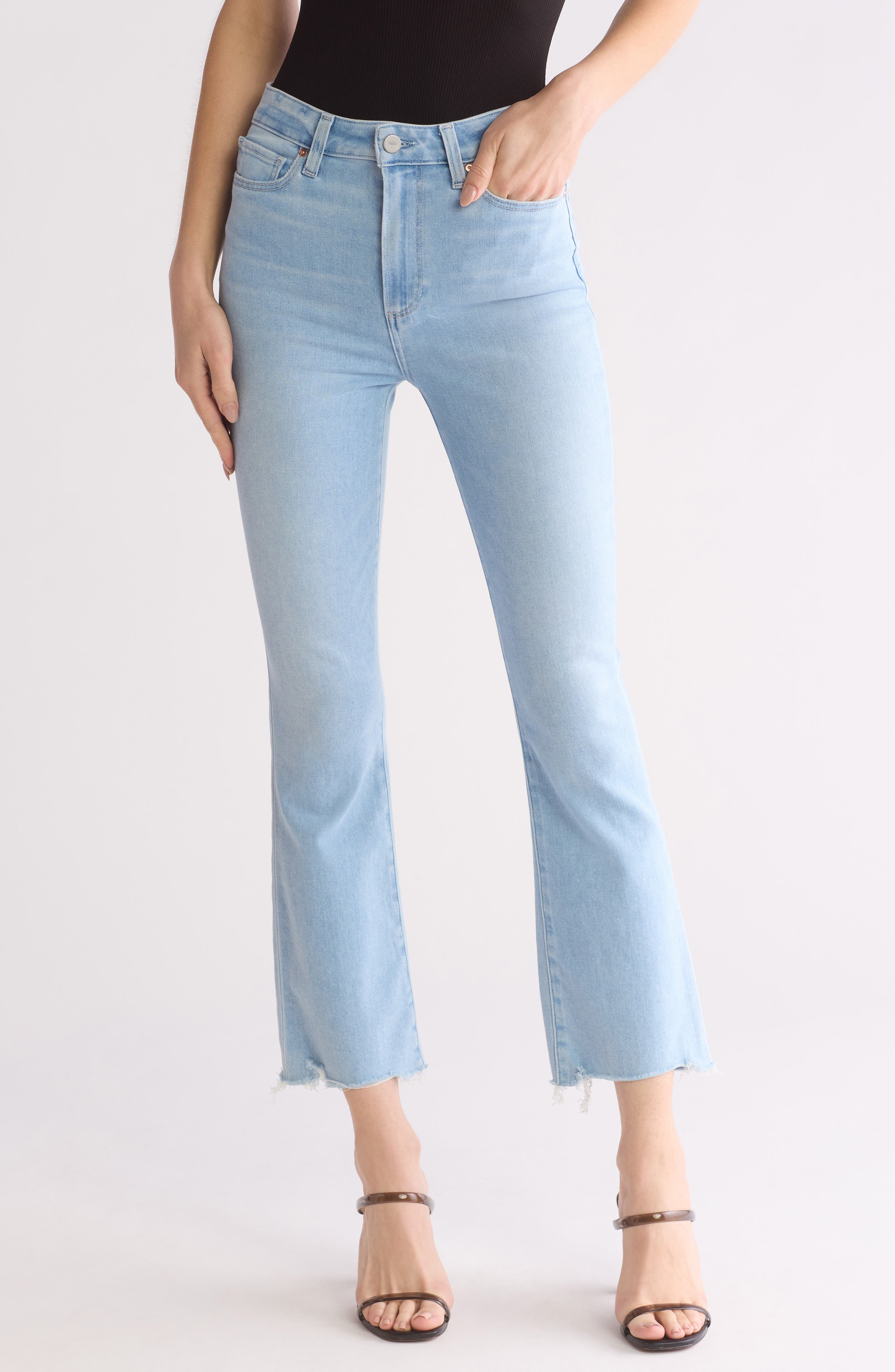 Claudine Cropped Flare Leg Jeans - image 1