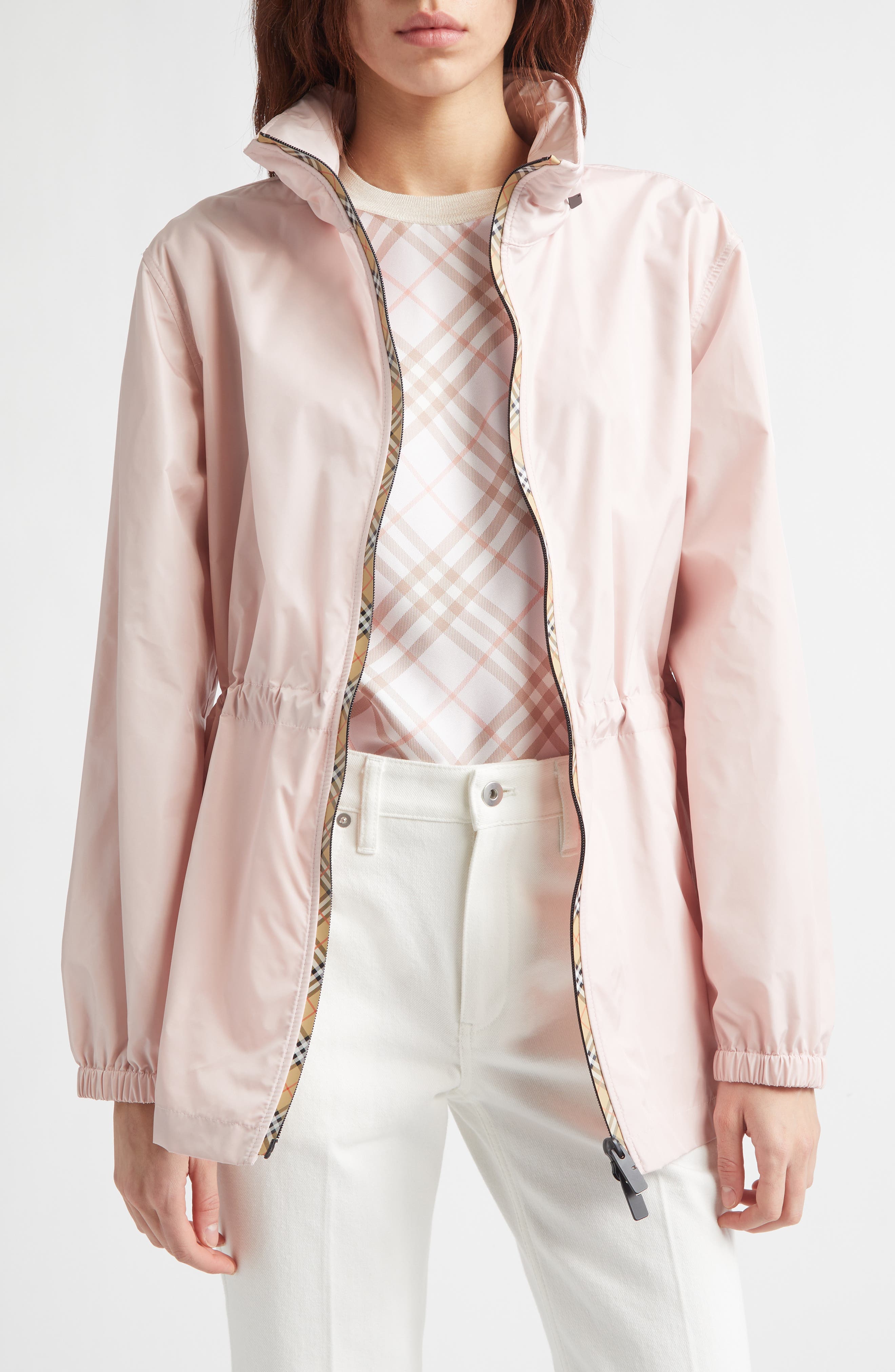 Blackpool Contrast Jacket with Stowaway Hood - image 1