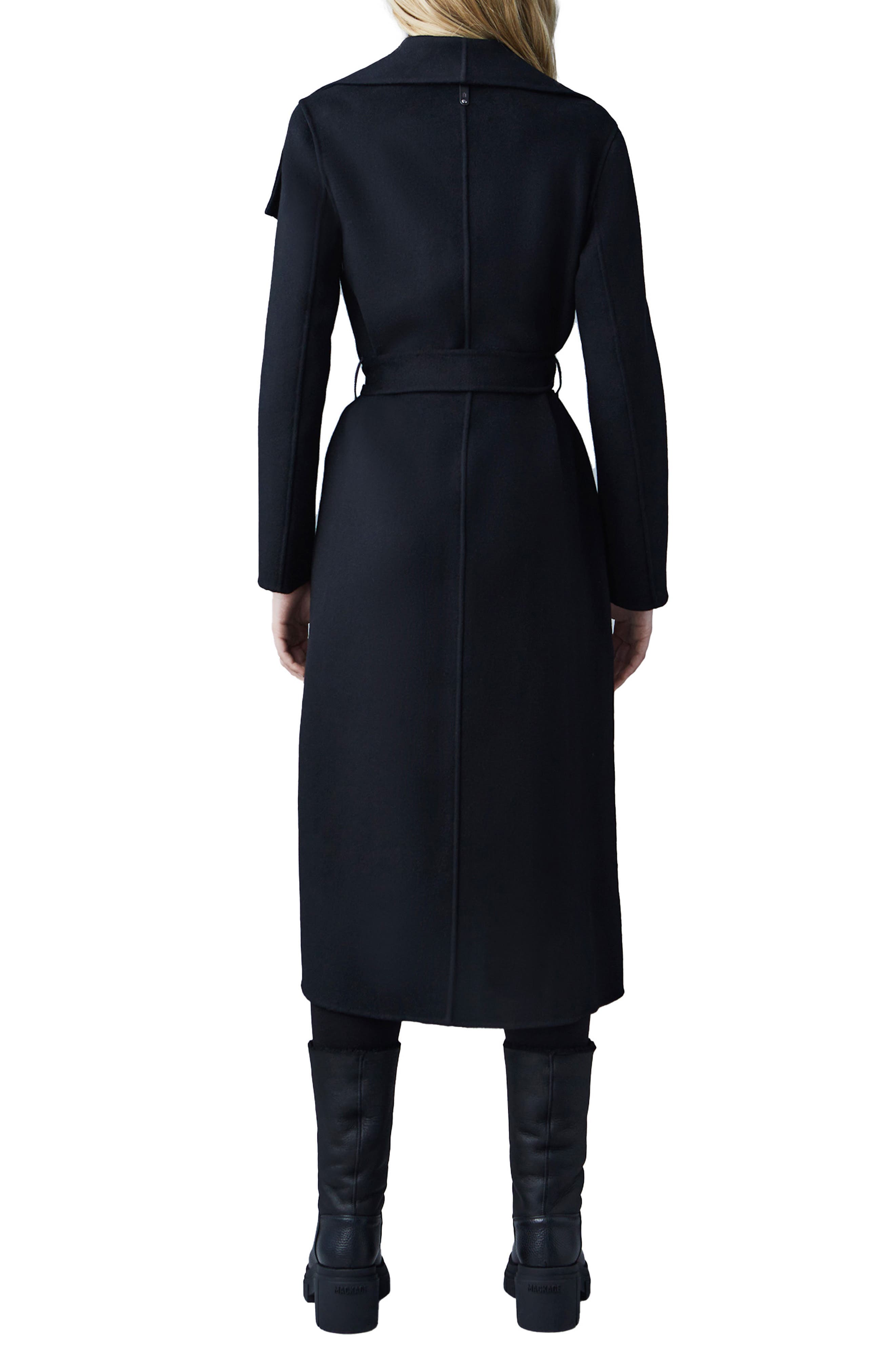 Mai Wool Long Wrap Coat - image 2