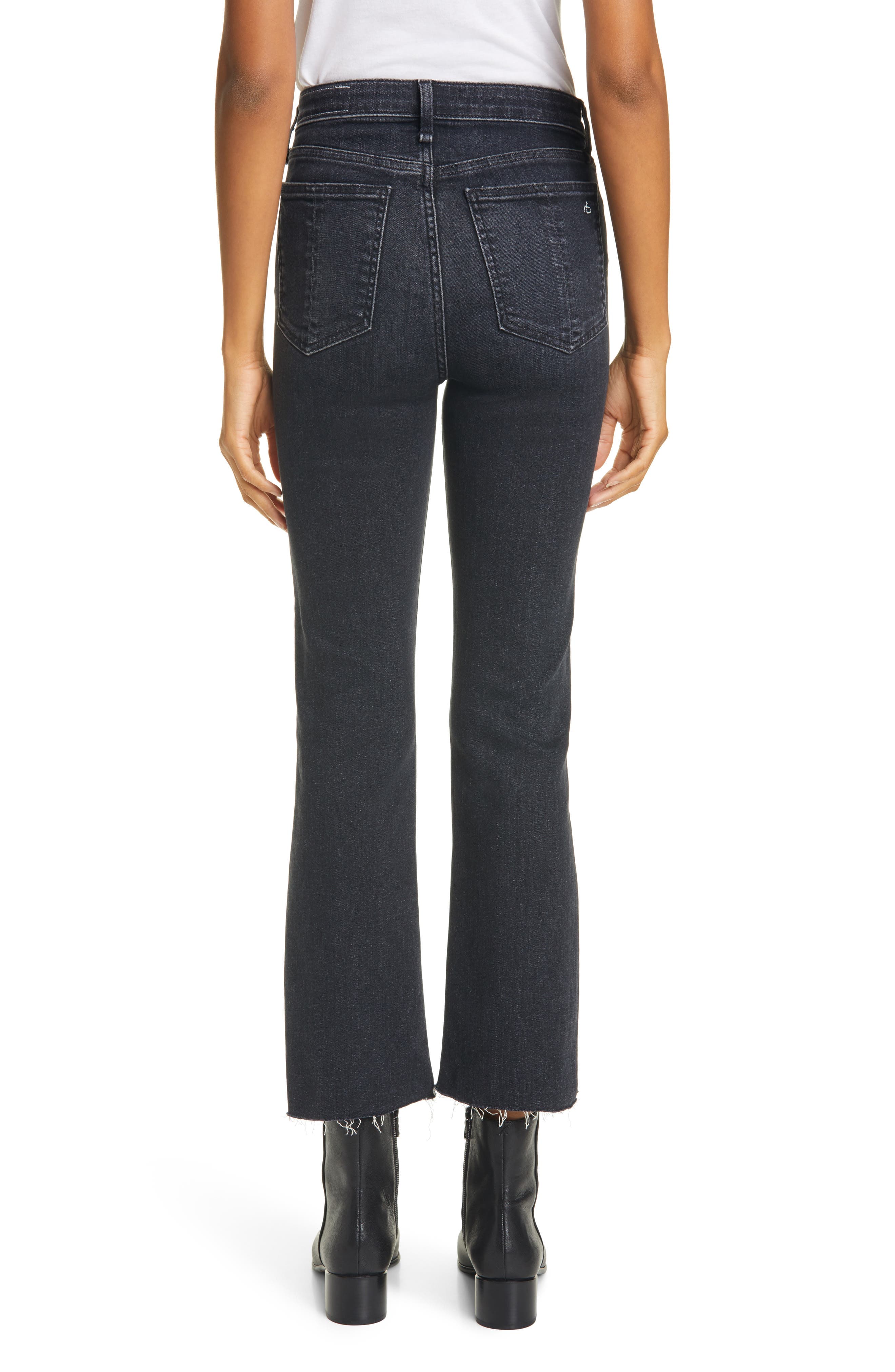 Nina High Waist Ankle Flare Jeans - image 2