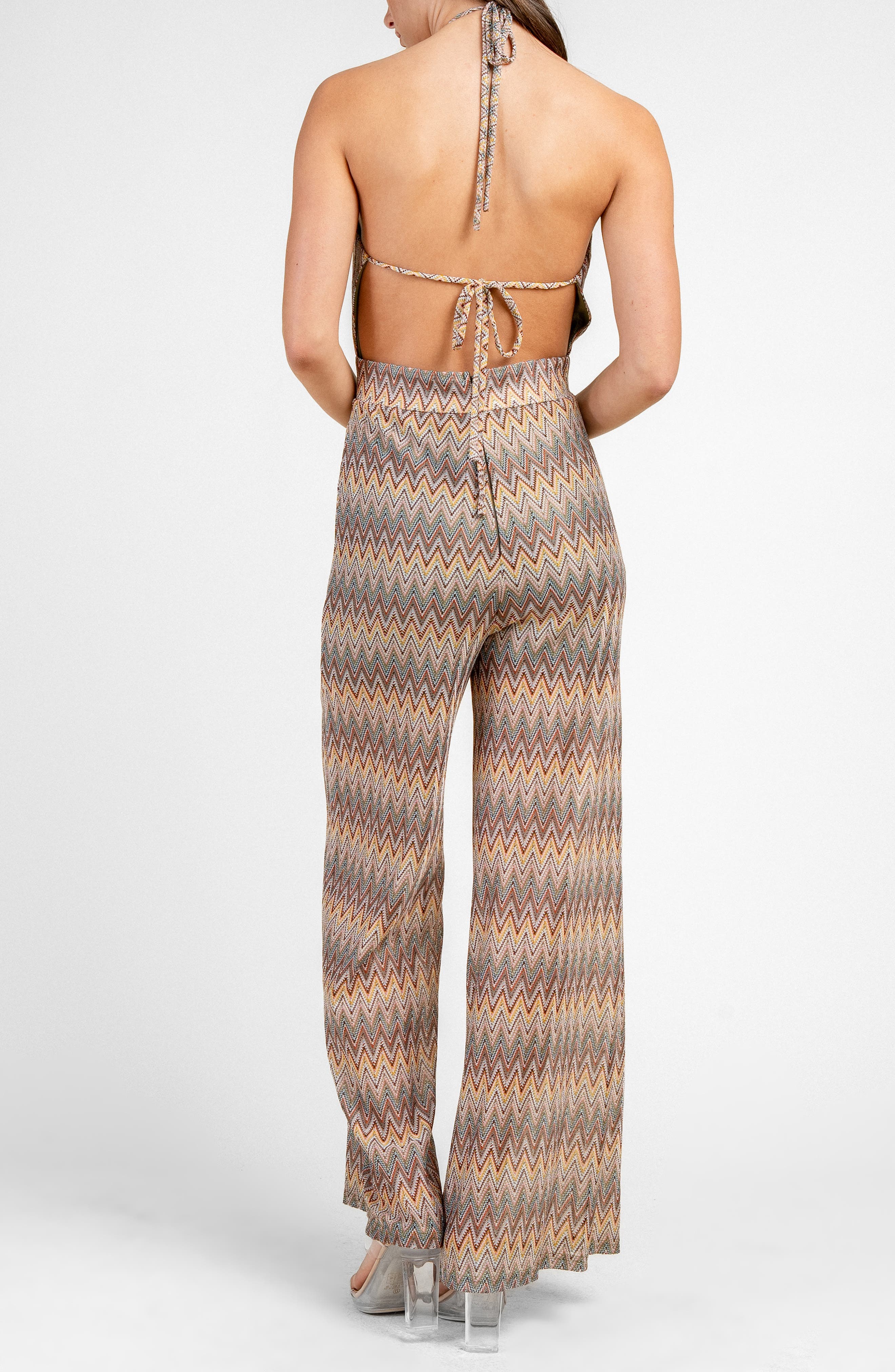 Halter Wide Leg Jumpsuit - image 2