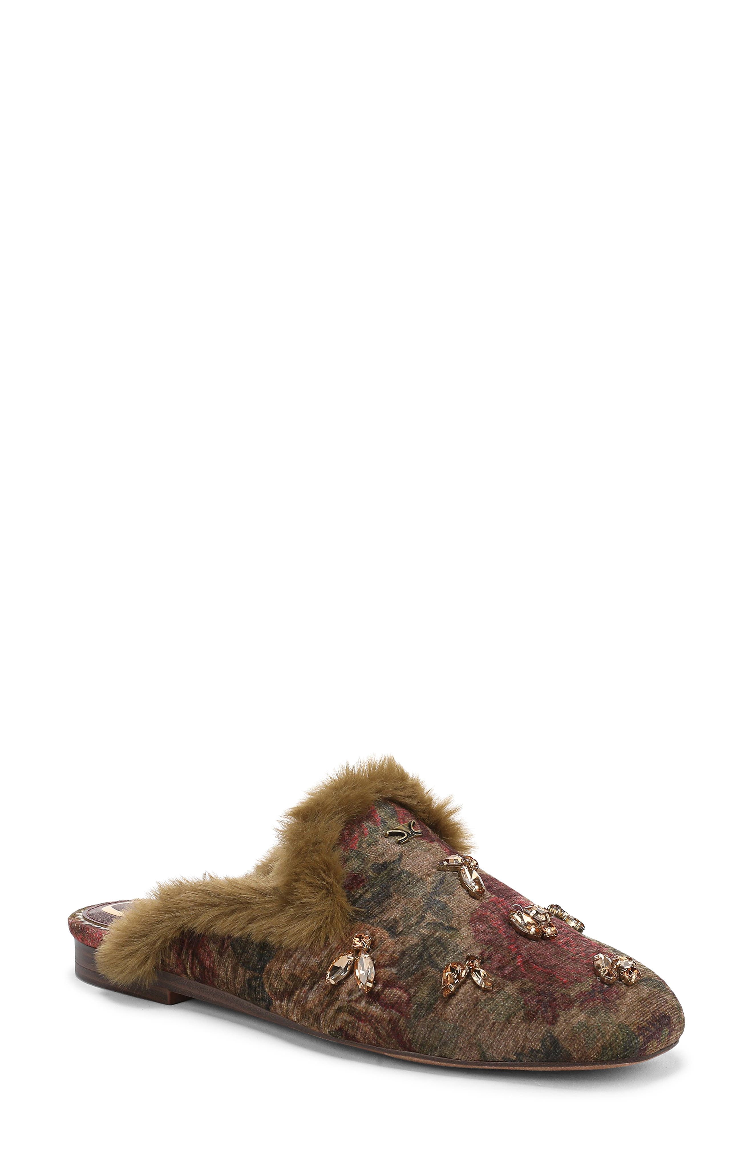 Tillie Faux Fur Trim Mule - image 1