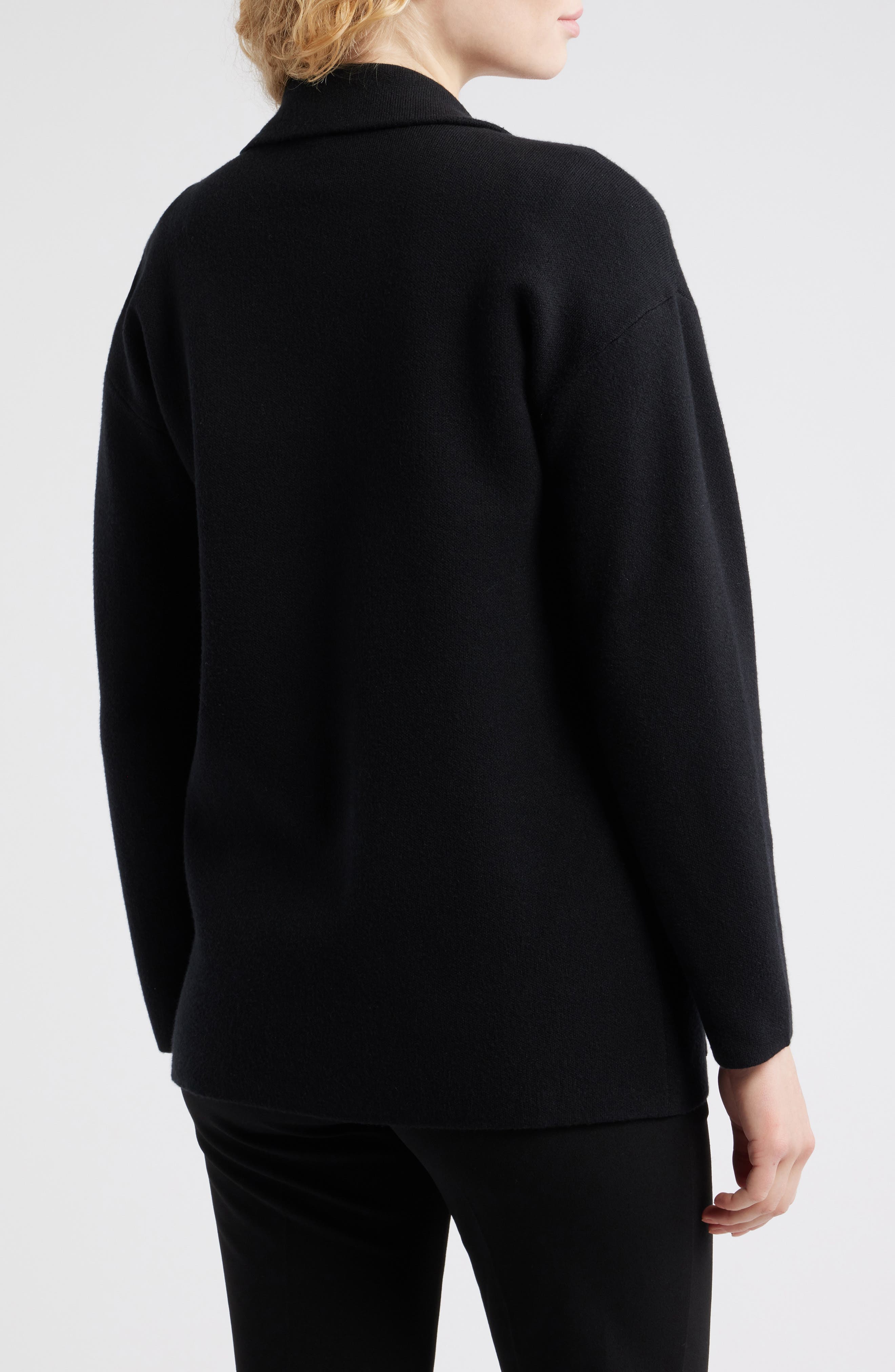 Open Front Knit Blazer - image 2