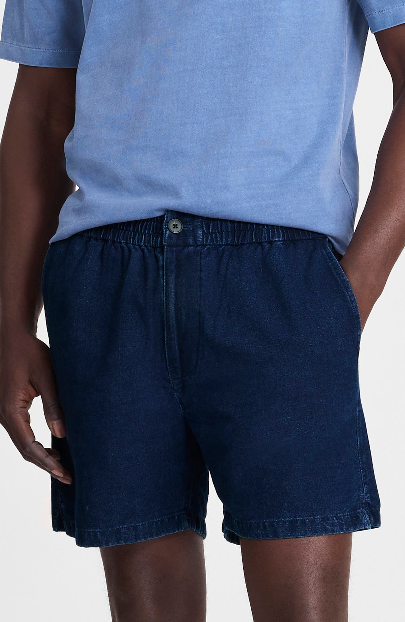 Indigo Dyed Everywear Shorts - image 1