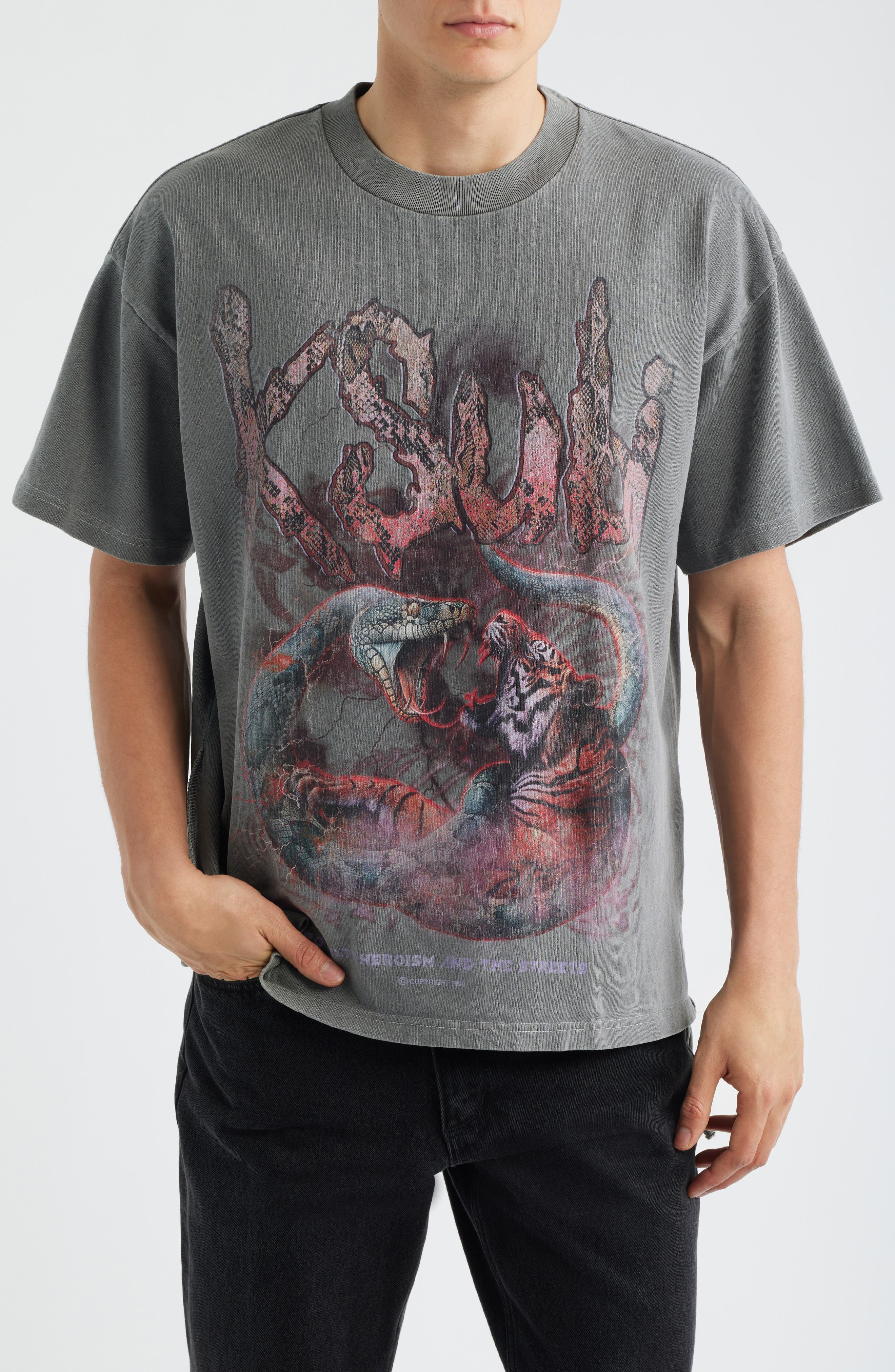 Knotted Ekcess Oversize Graphic T-Shirt - image 1