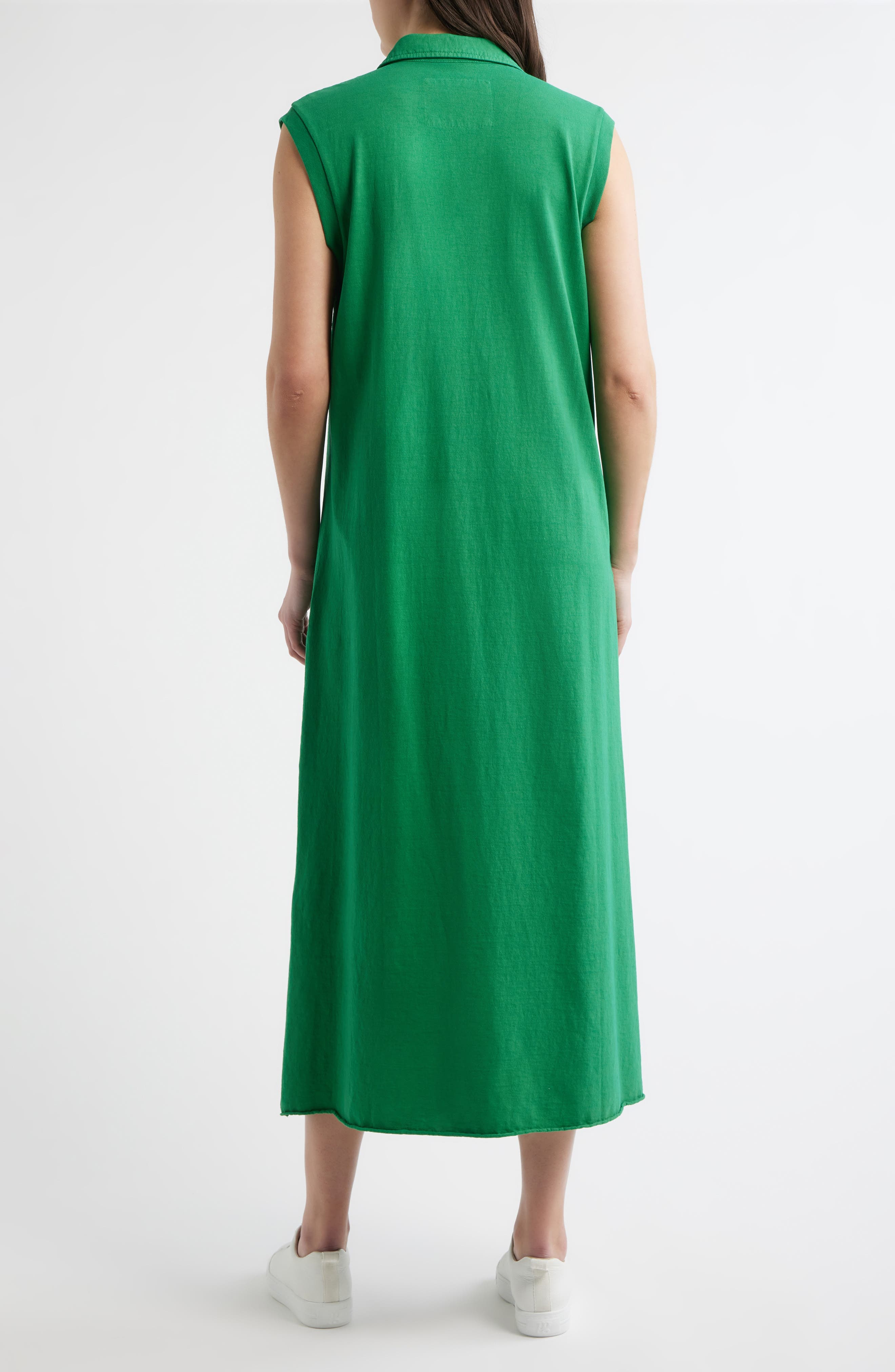 Lillian Sleeveless Cotton Polo Dress - image 2