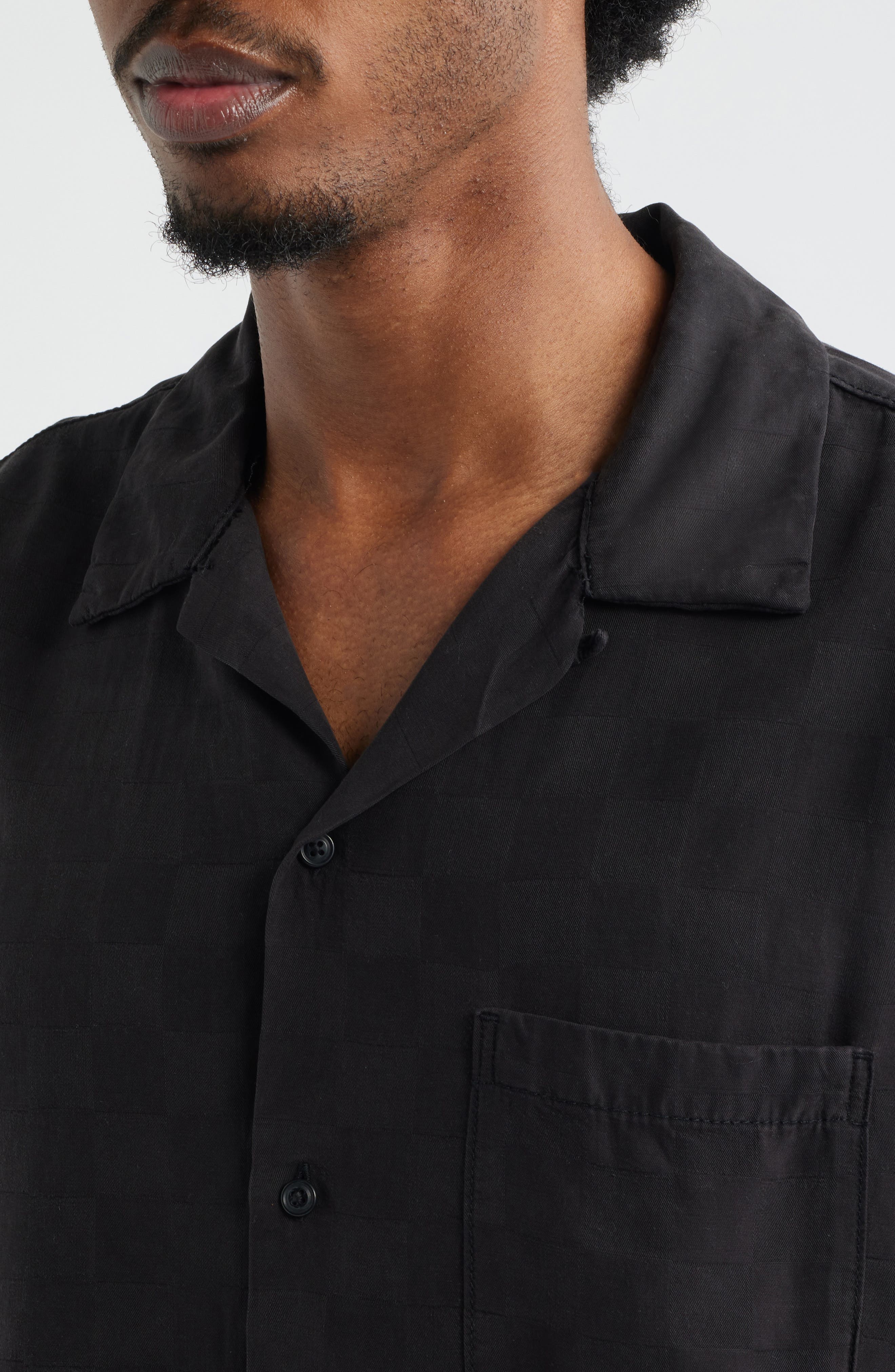Van Doren Check Button-Up Camp Shirt - image 2