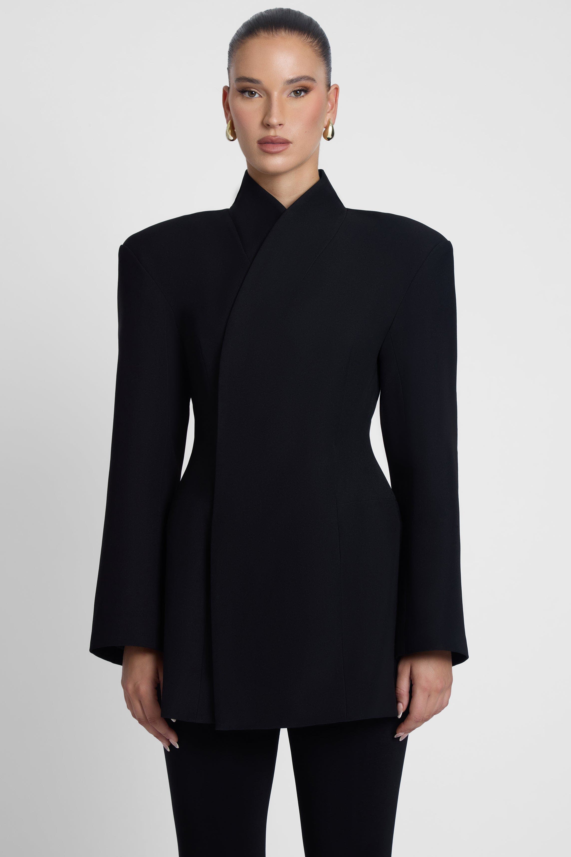 Cairo Hourglass Belted Coat - image 1