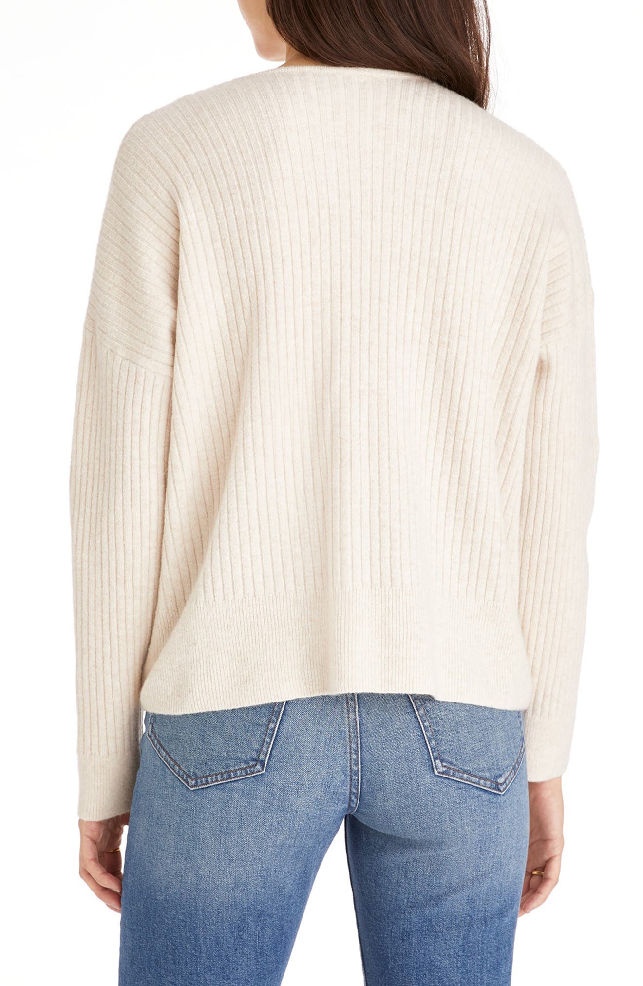 Cameron Ribbed Crop Cardigan - image 2