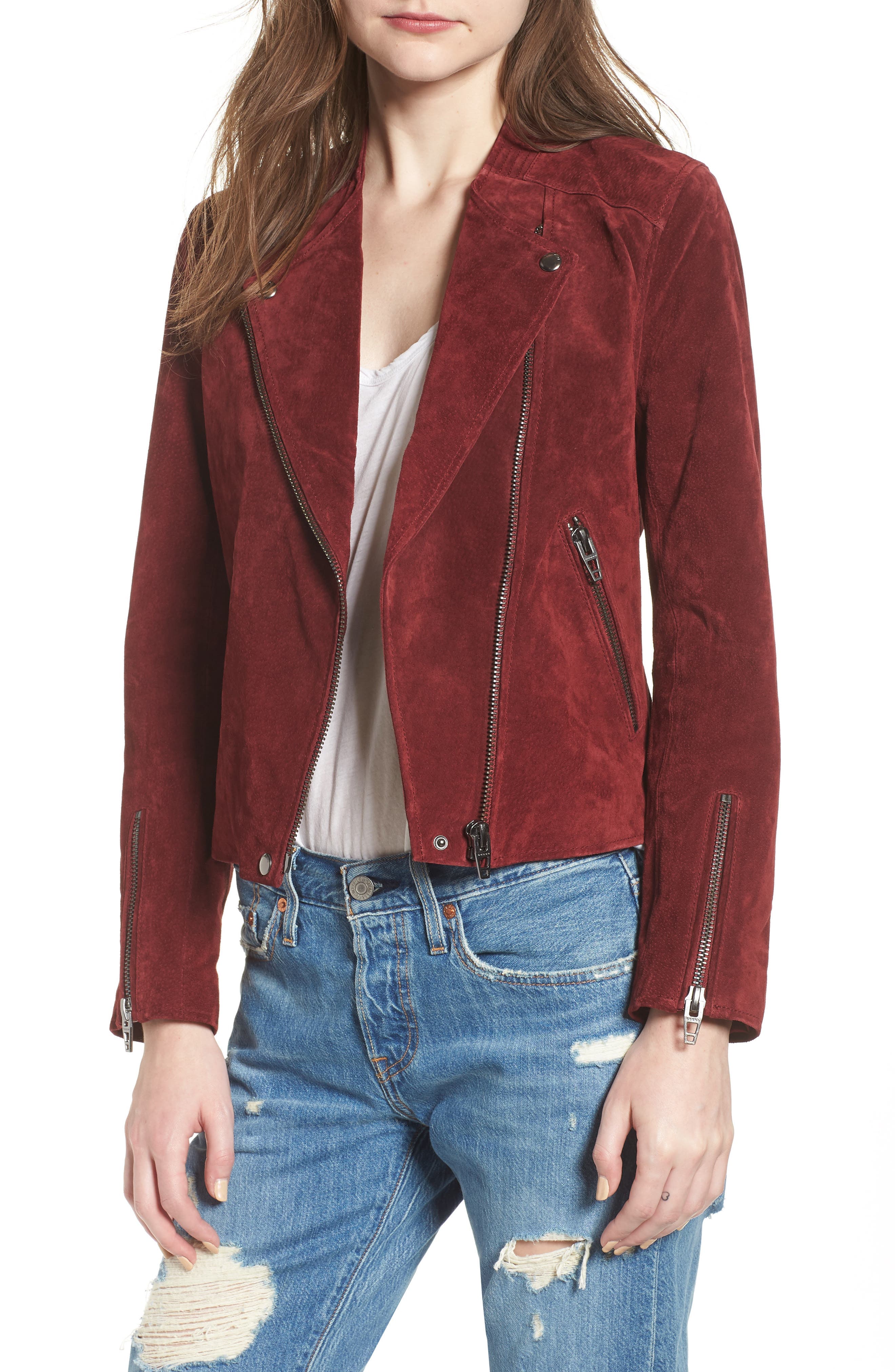 No Limit Suede Moto Jacket - image 1