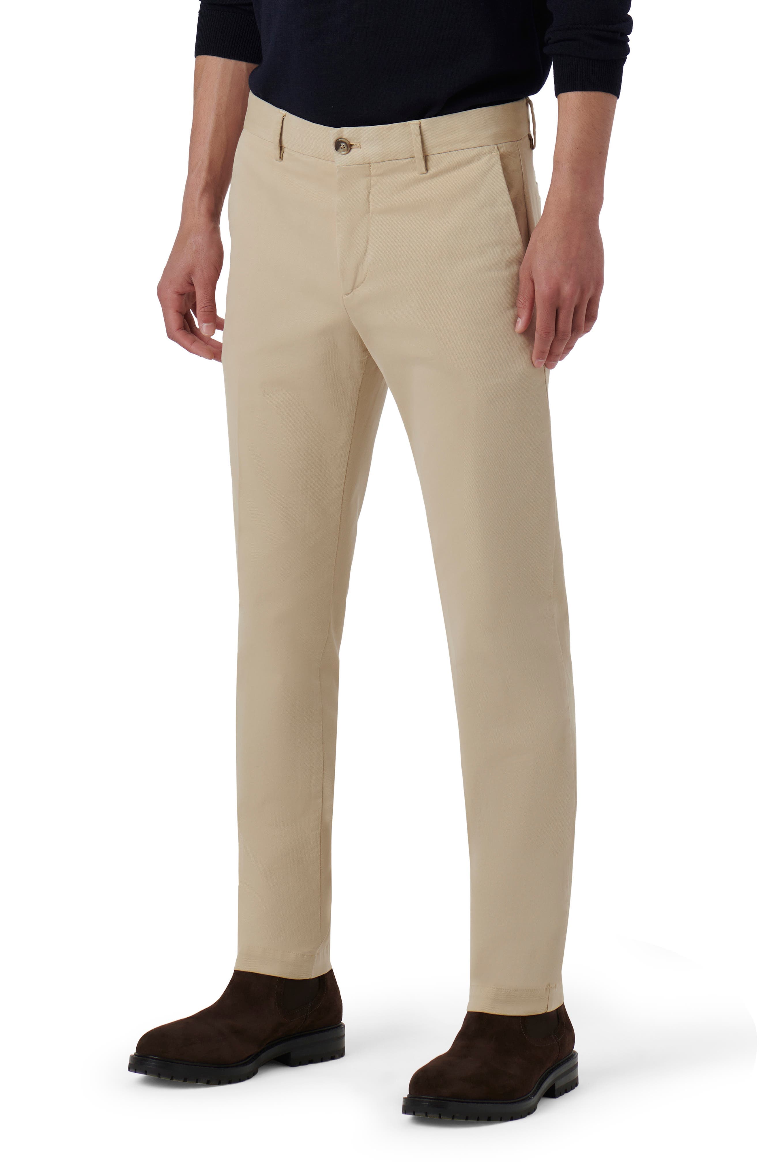 Stretch Cotton Blend Twill Chinos - image 5