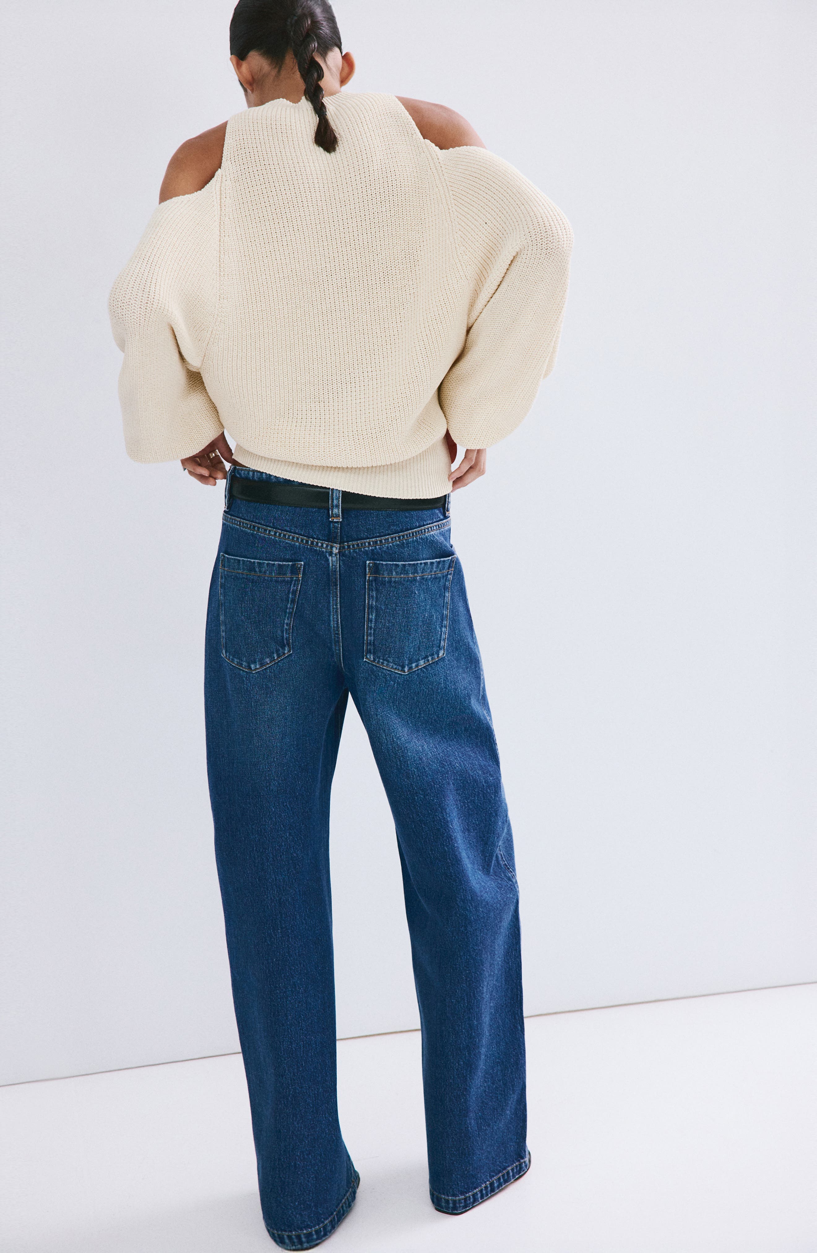 Cold Shoulder Sweater - image 2