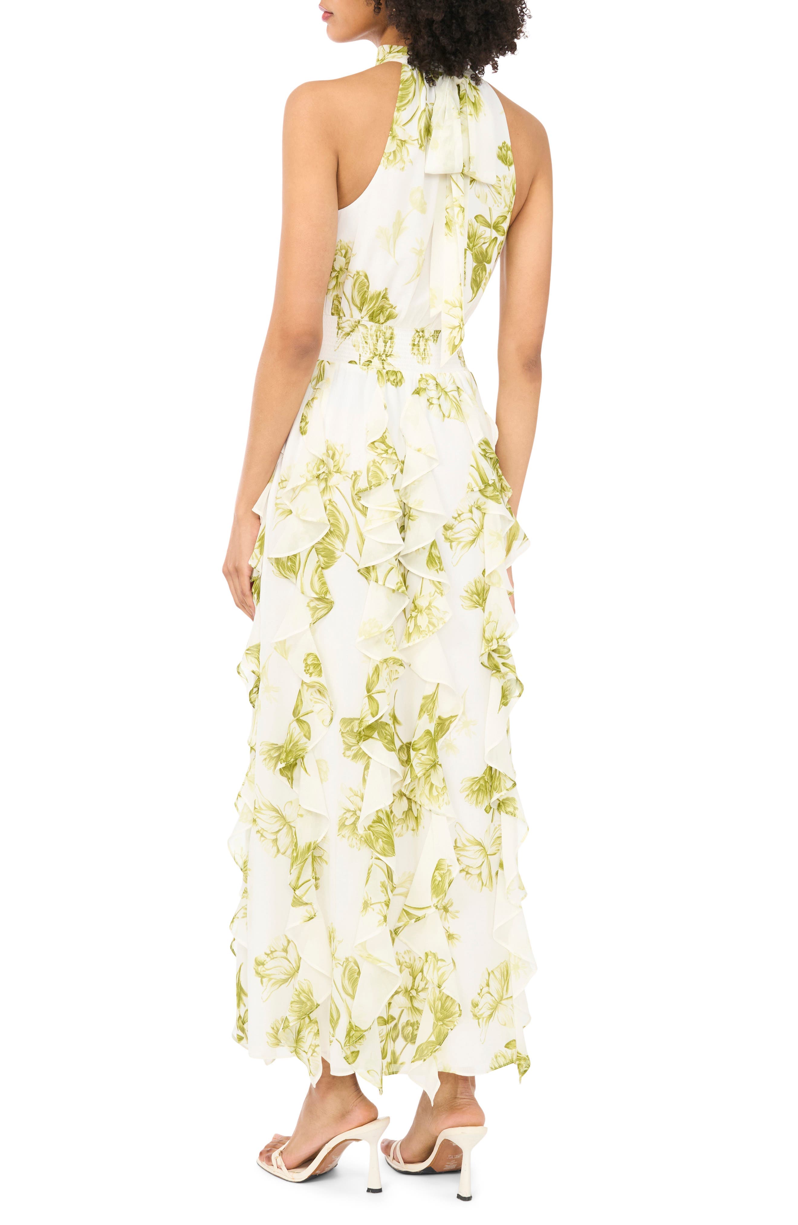 Floral Ruffle Maxi Dress - image 2