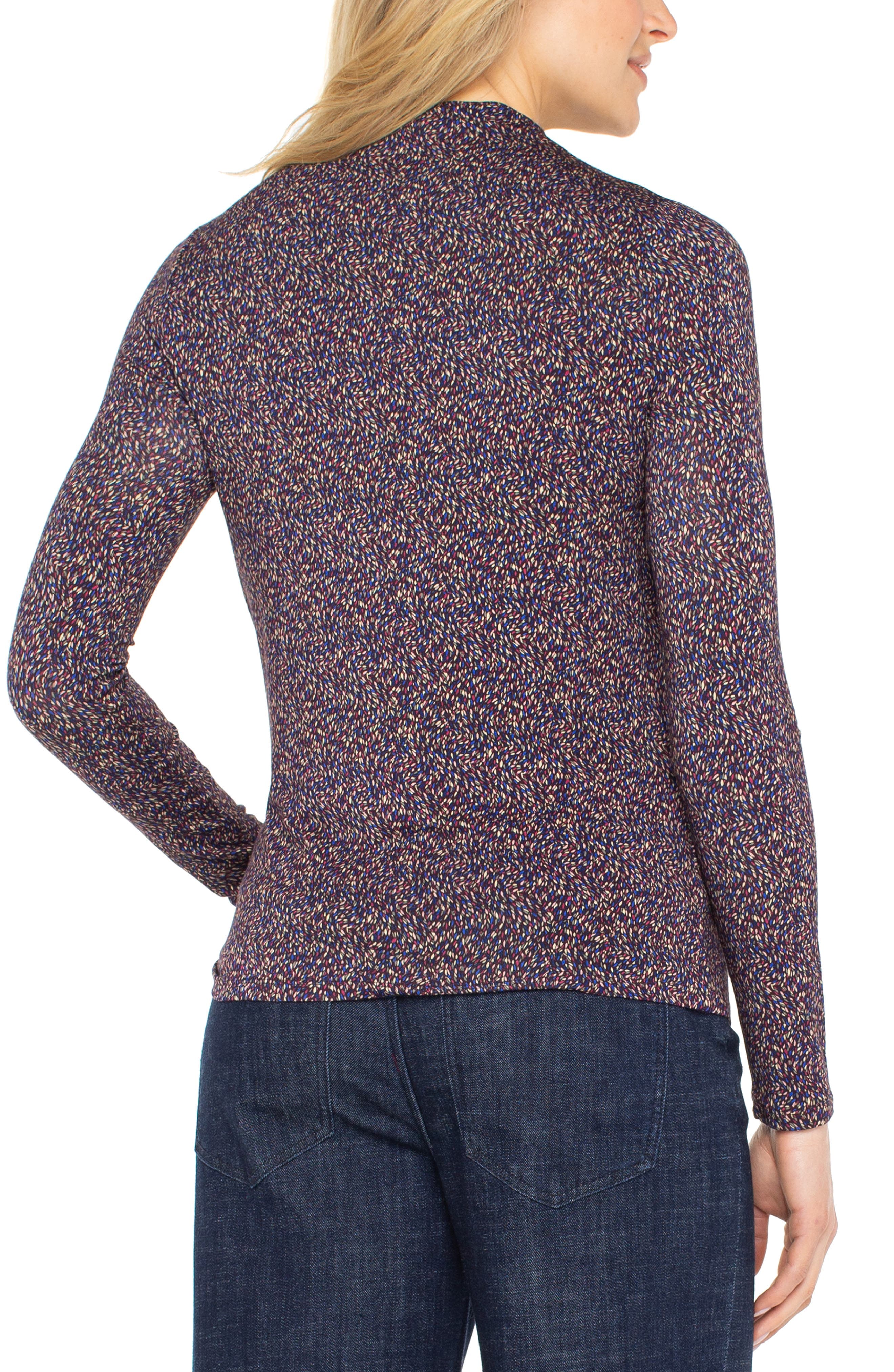 Mock Neck Long Sleeve Shirt - image 2