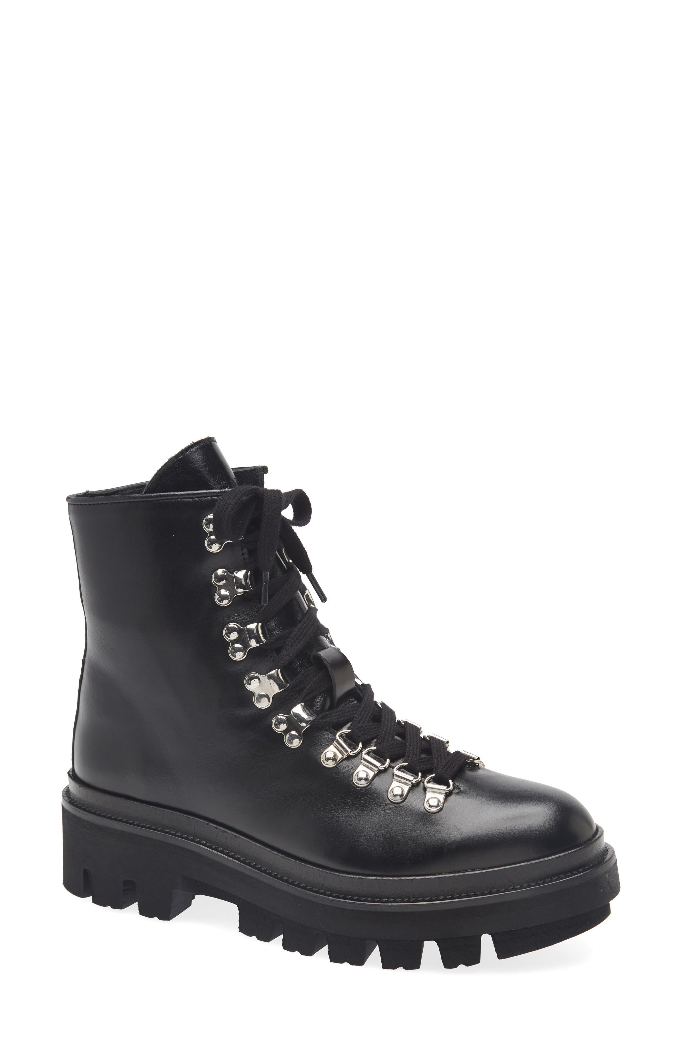 Wanda Lug Sole Combat Boot - image 1