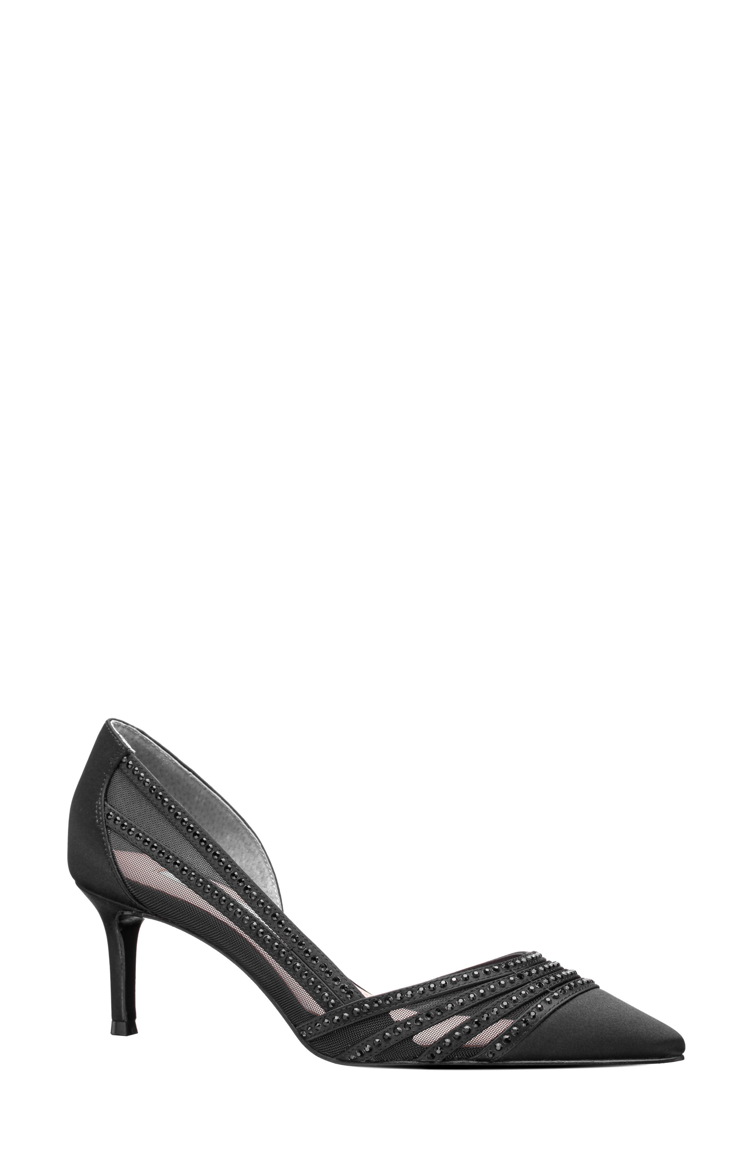 Noreen Pointed Toe Half d'Orsay Pump - image 1