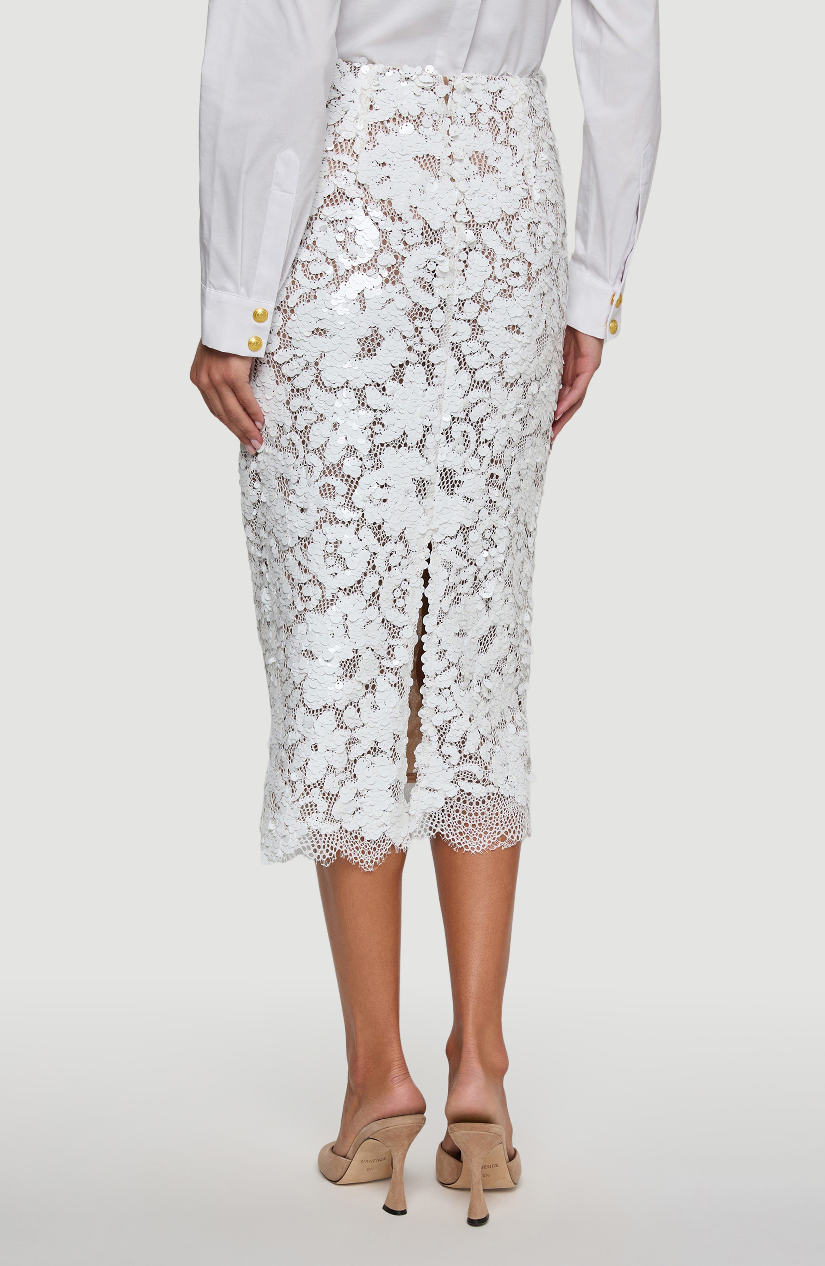 Makena Sequin Lace Midi Skirt - image 2