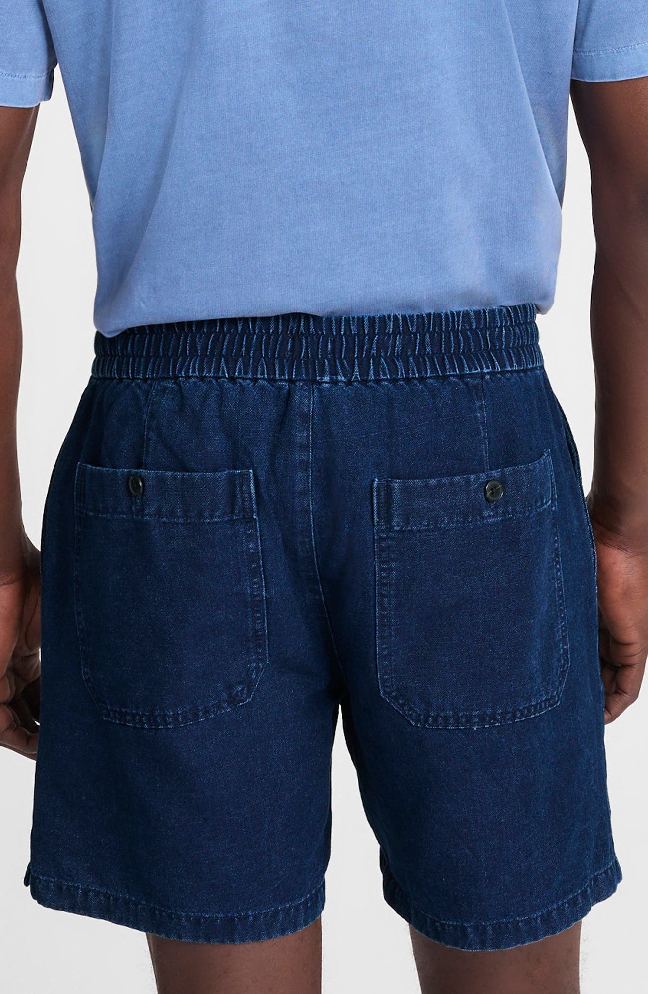 Indigo Dyed Everywear Shorts - image 2