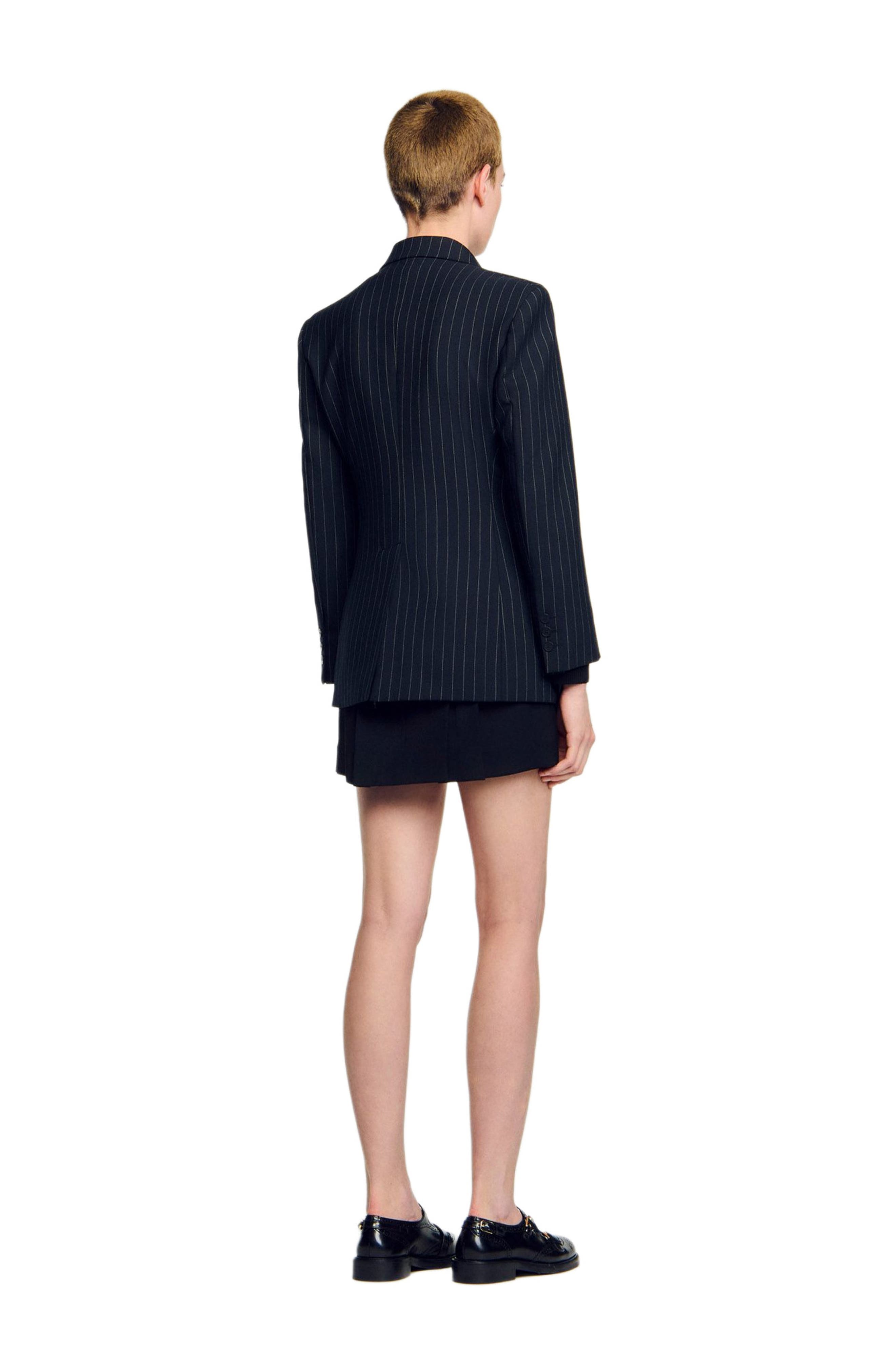 Striped suit jacket - image 2
