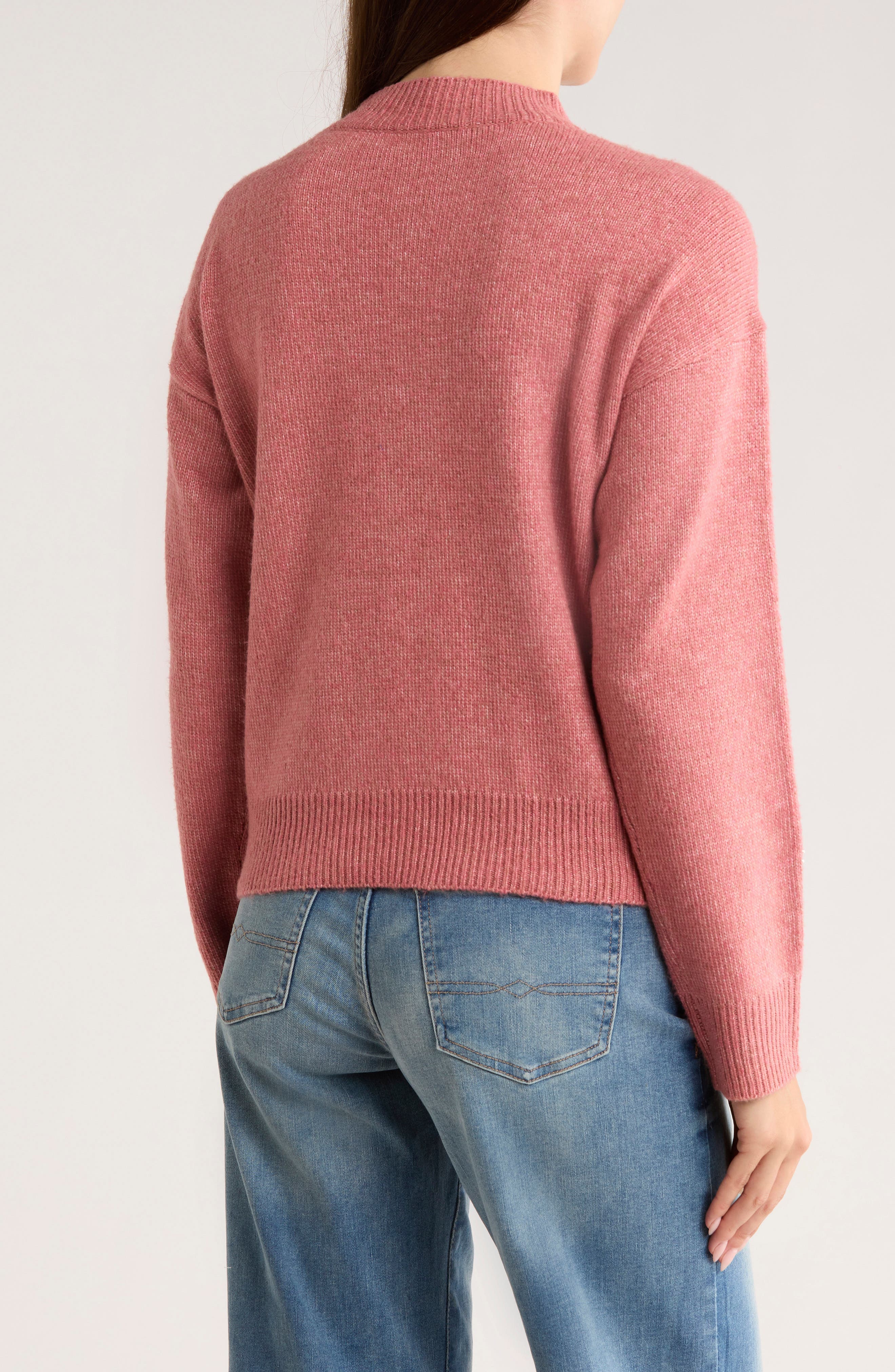 Clara Mock Neck Sweater - image 4