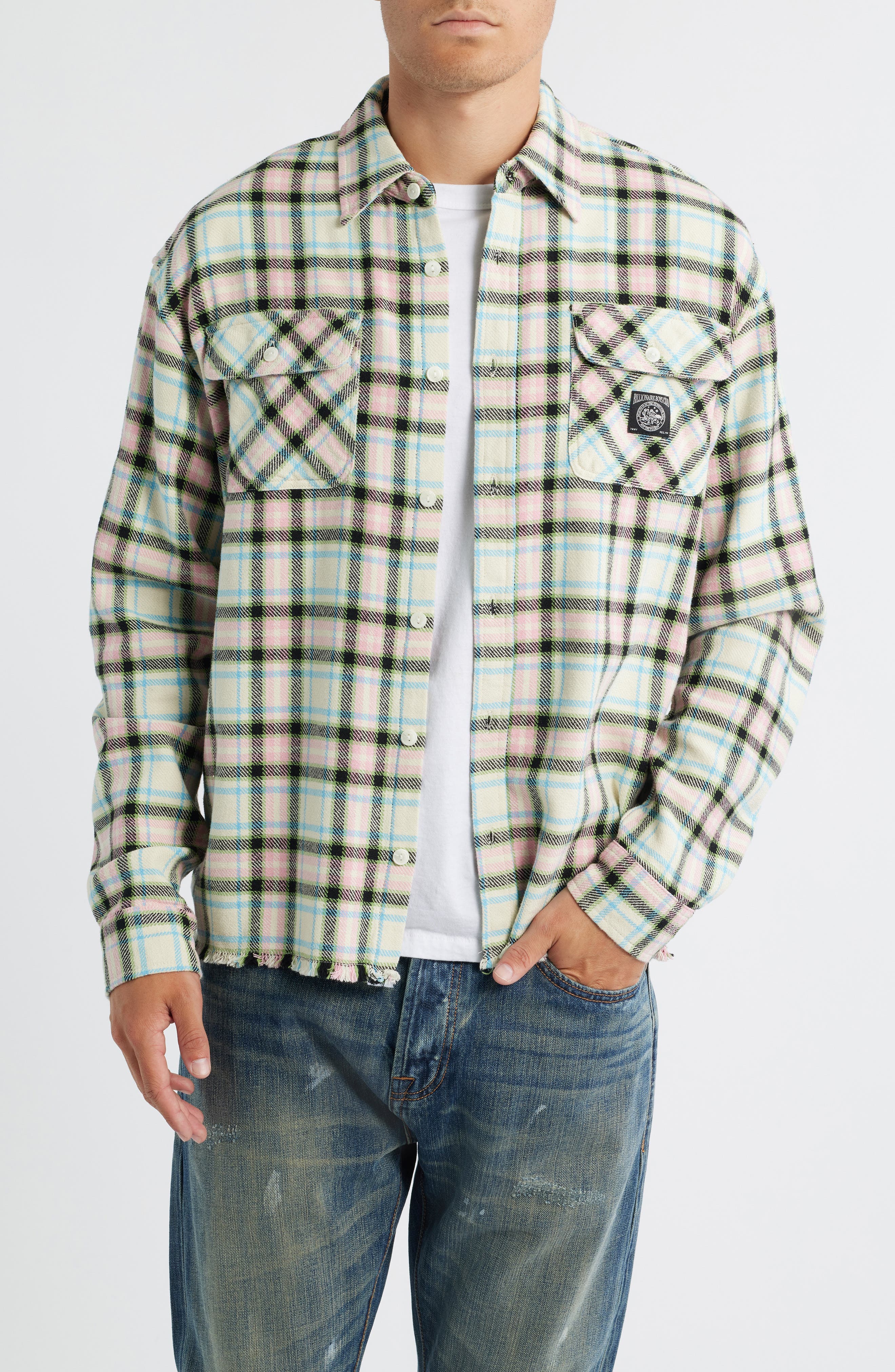 BB Dust Storm Plaid Button-Up Shirt - image 1