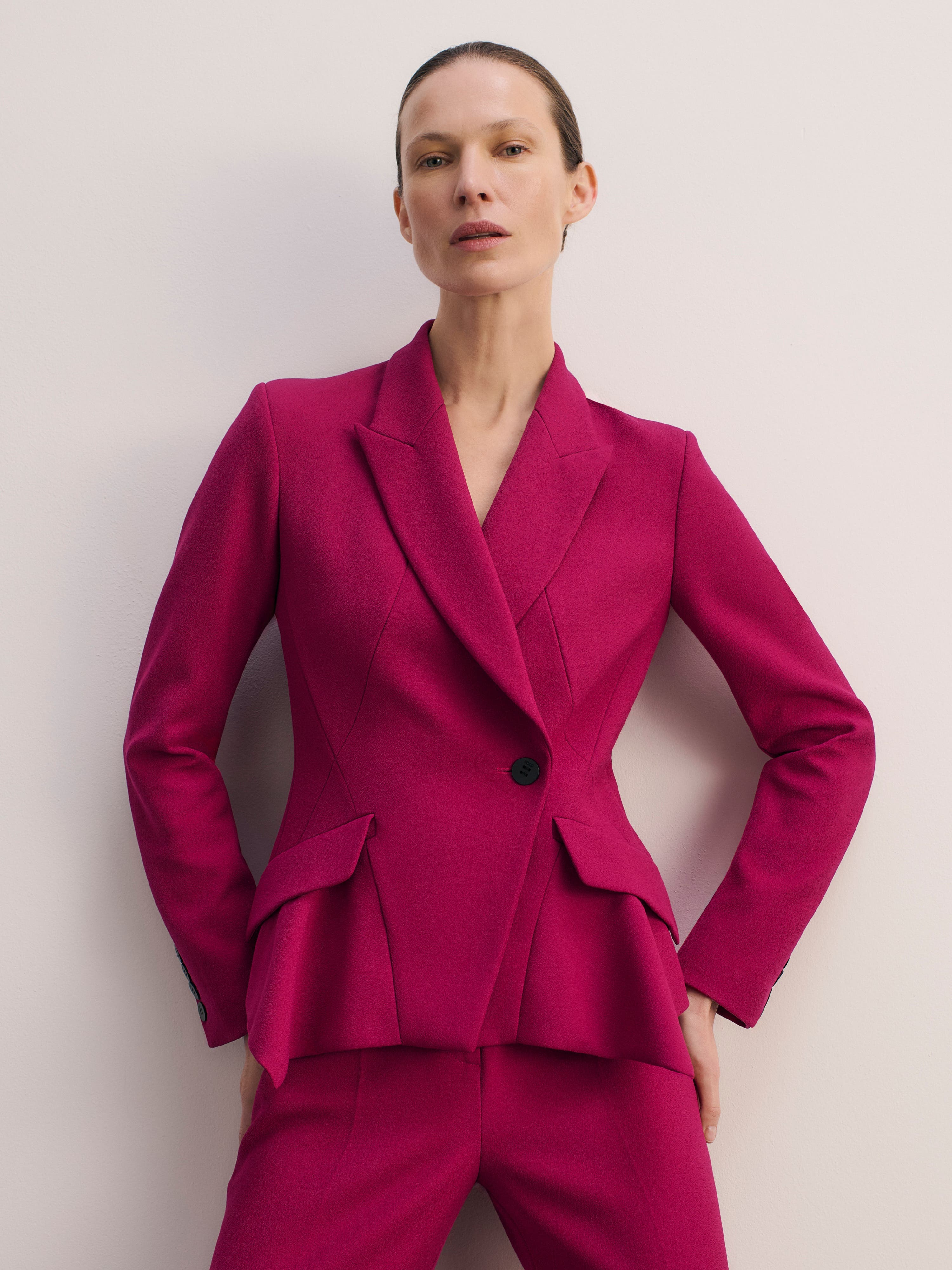 Merida Sculpt Stretch Crepe Blazer - image 1